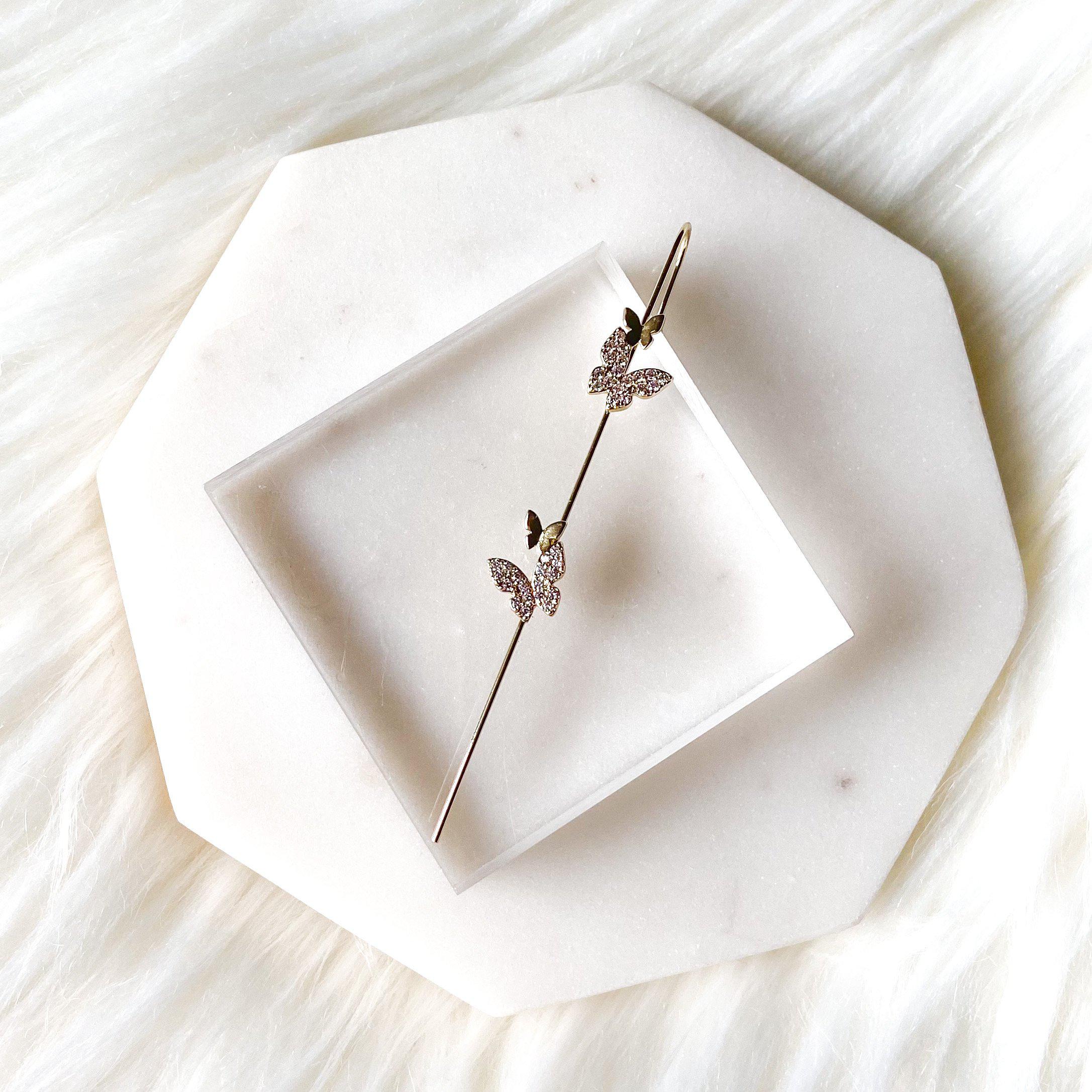 Mariposa Butterfly Ear Hook / Ear Cuff - 2 Styles - Image 17
