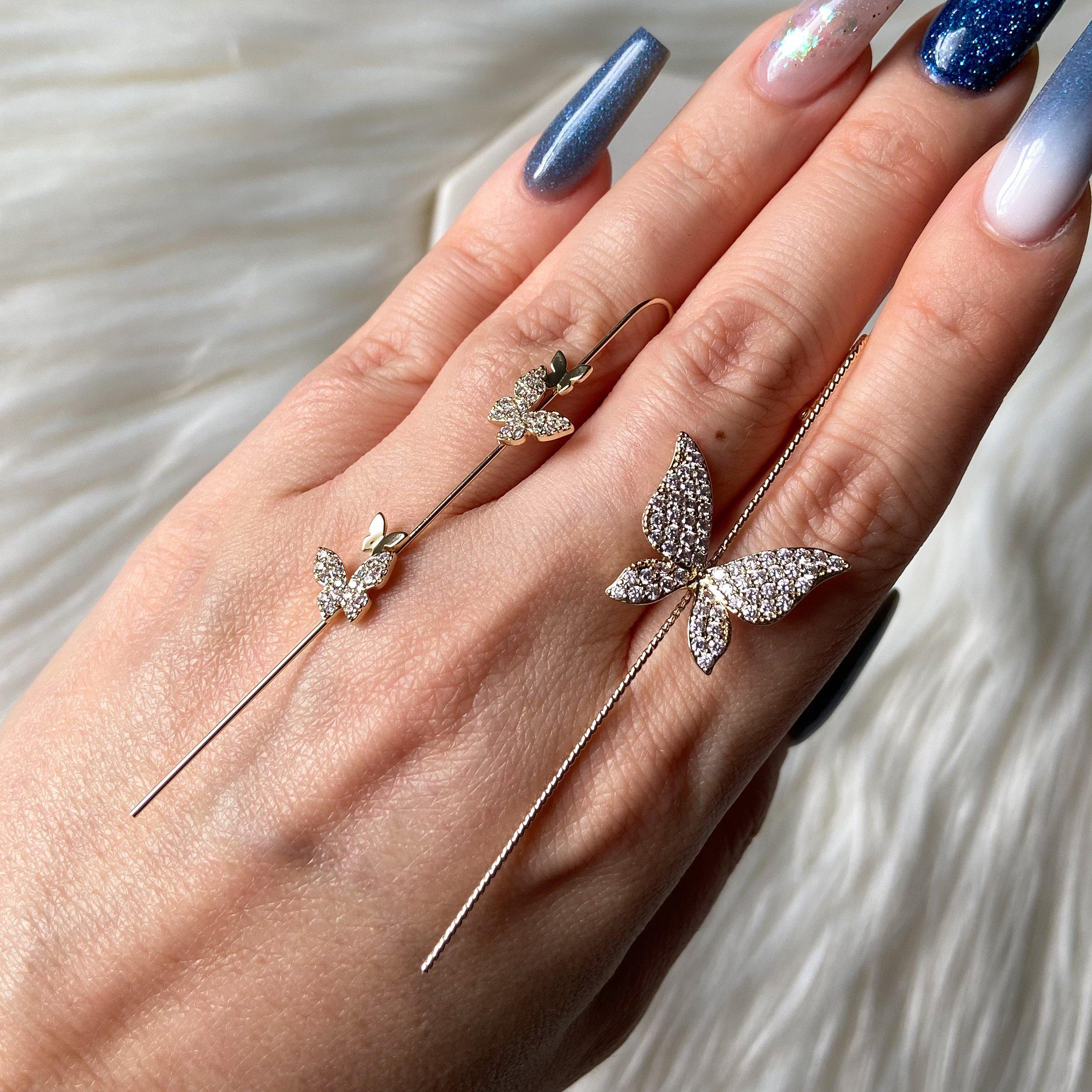 Mariposa Butterfly Ear Hook / Ear Cuff - 2 Styles - Image 18