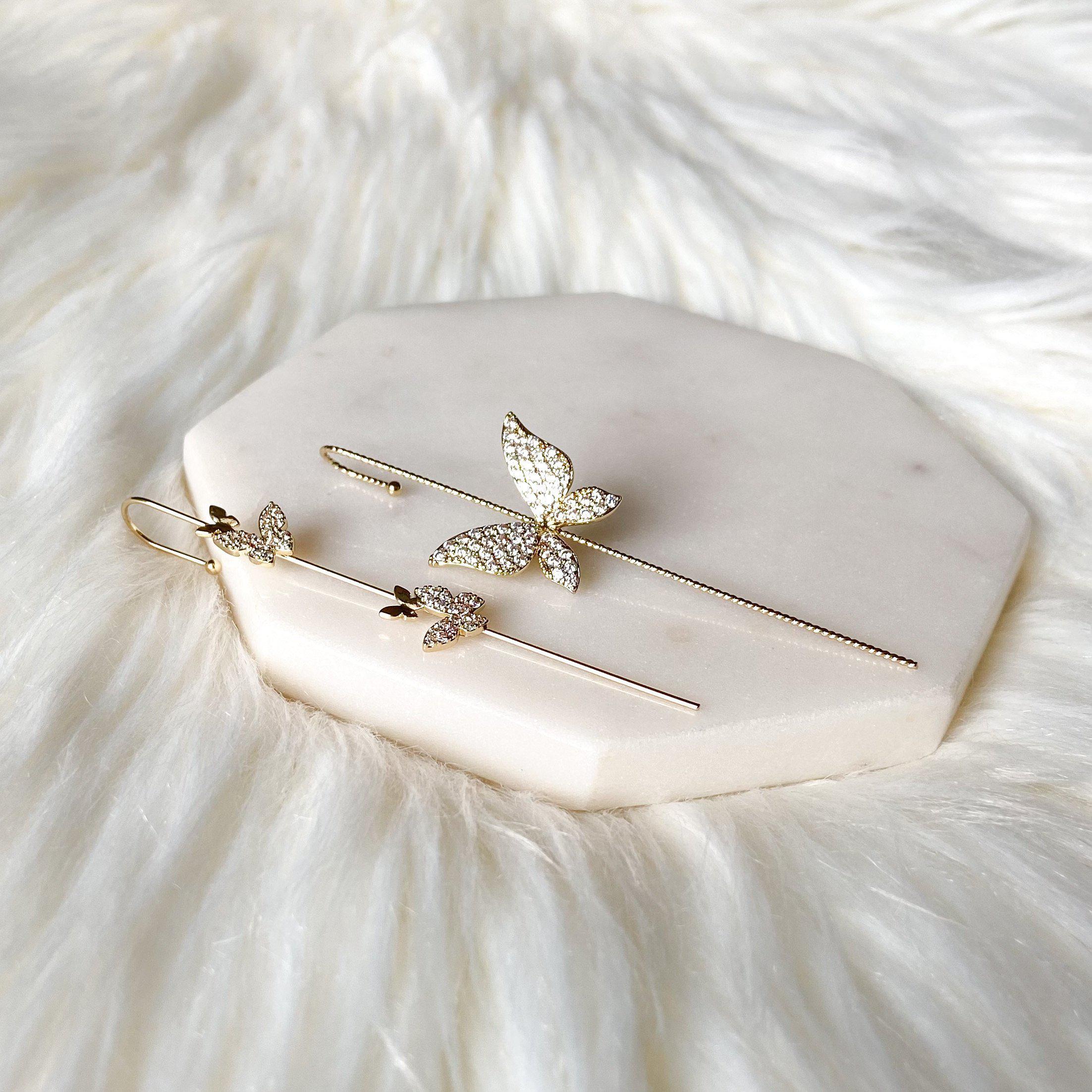 Mariposa Butterfly Ear Hook / Ear Cuff - 2 Styles - Image 20