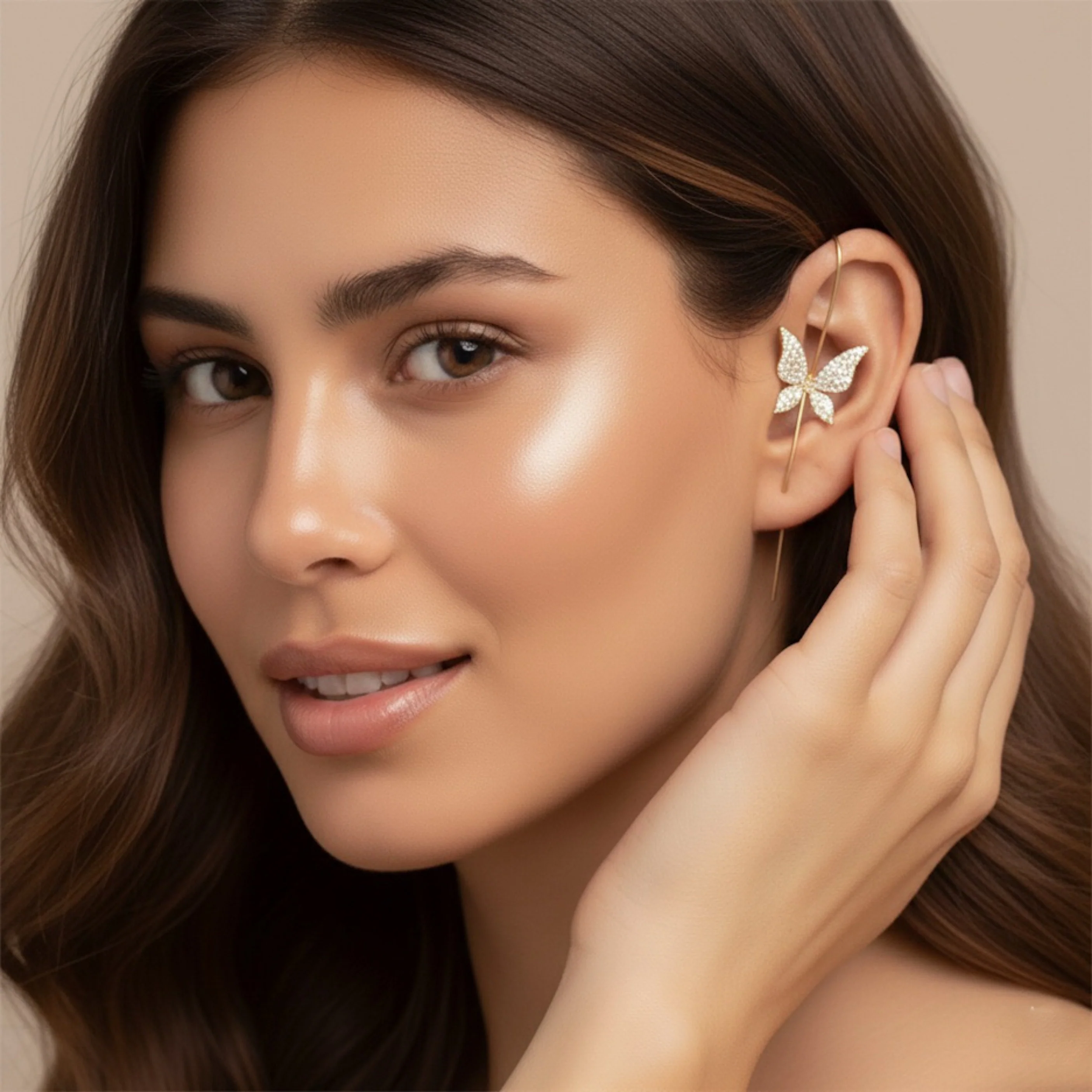Mariposa Butterfly Ear Hook / Ear Cuff - 2 Styles - Image 5