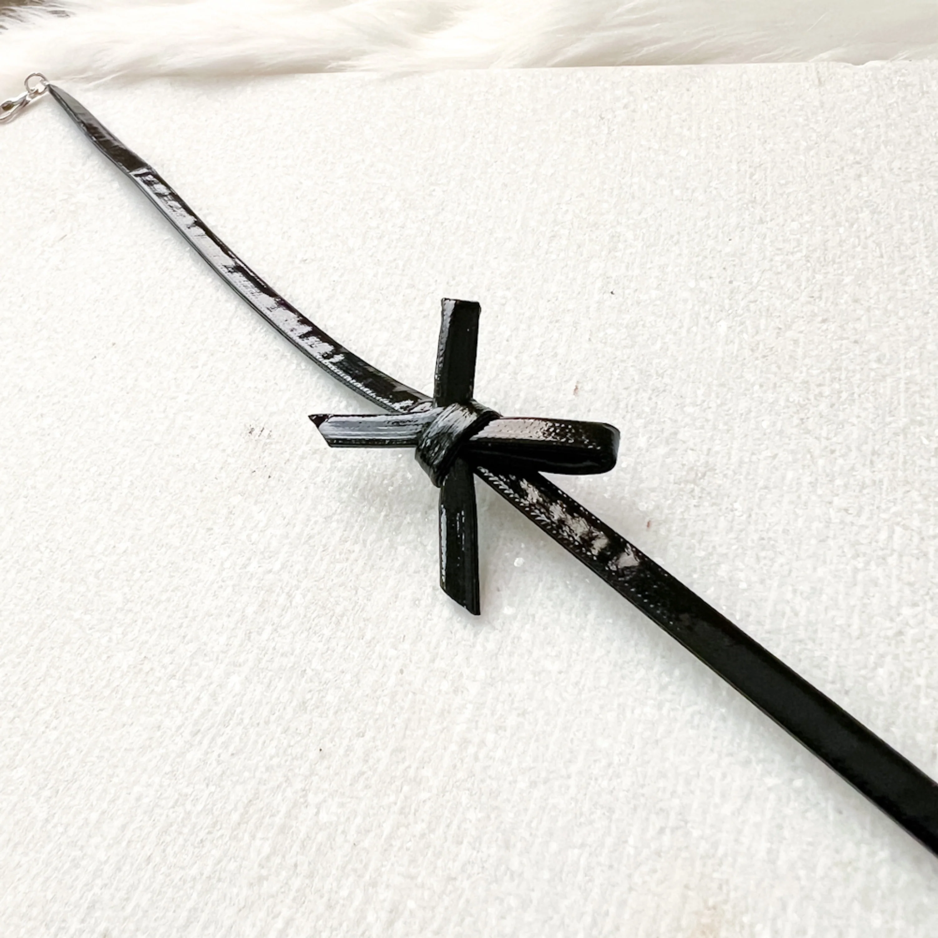 Midnight X Ribbon Choker - Image 7