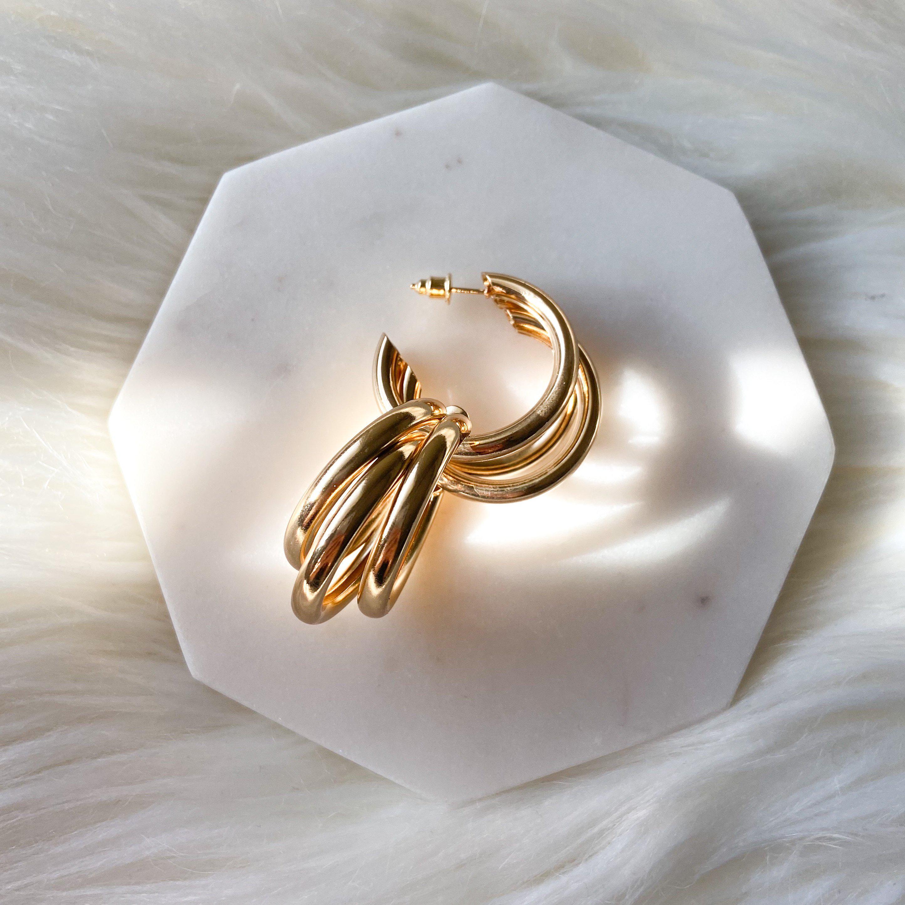 Mika 3 Hoop Earrings - LAST CHANCE! - Image 7