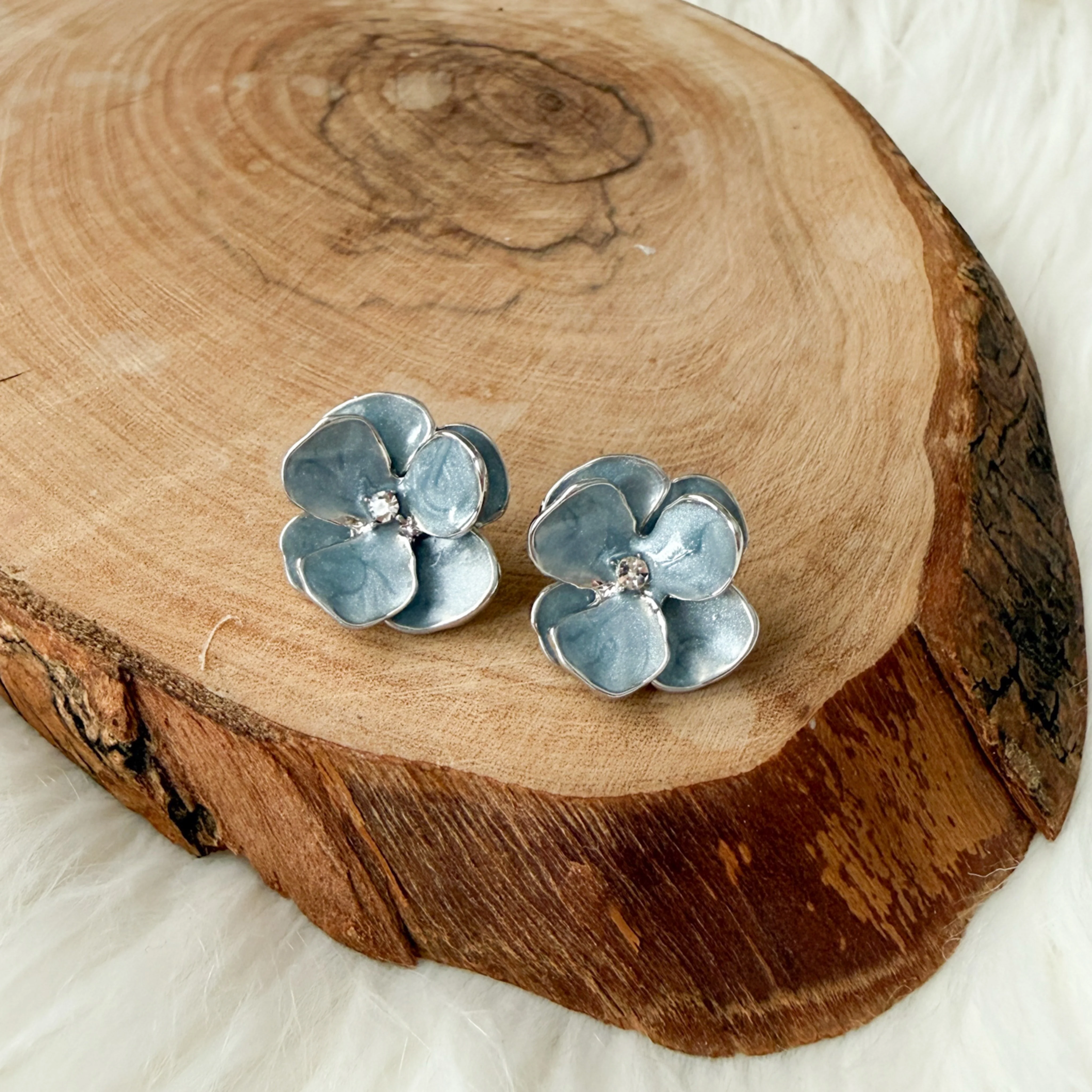 Moonlit Peony Earrings - Image 10