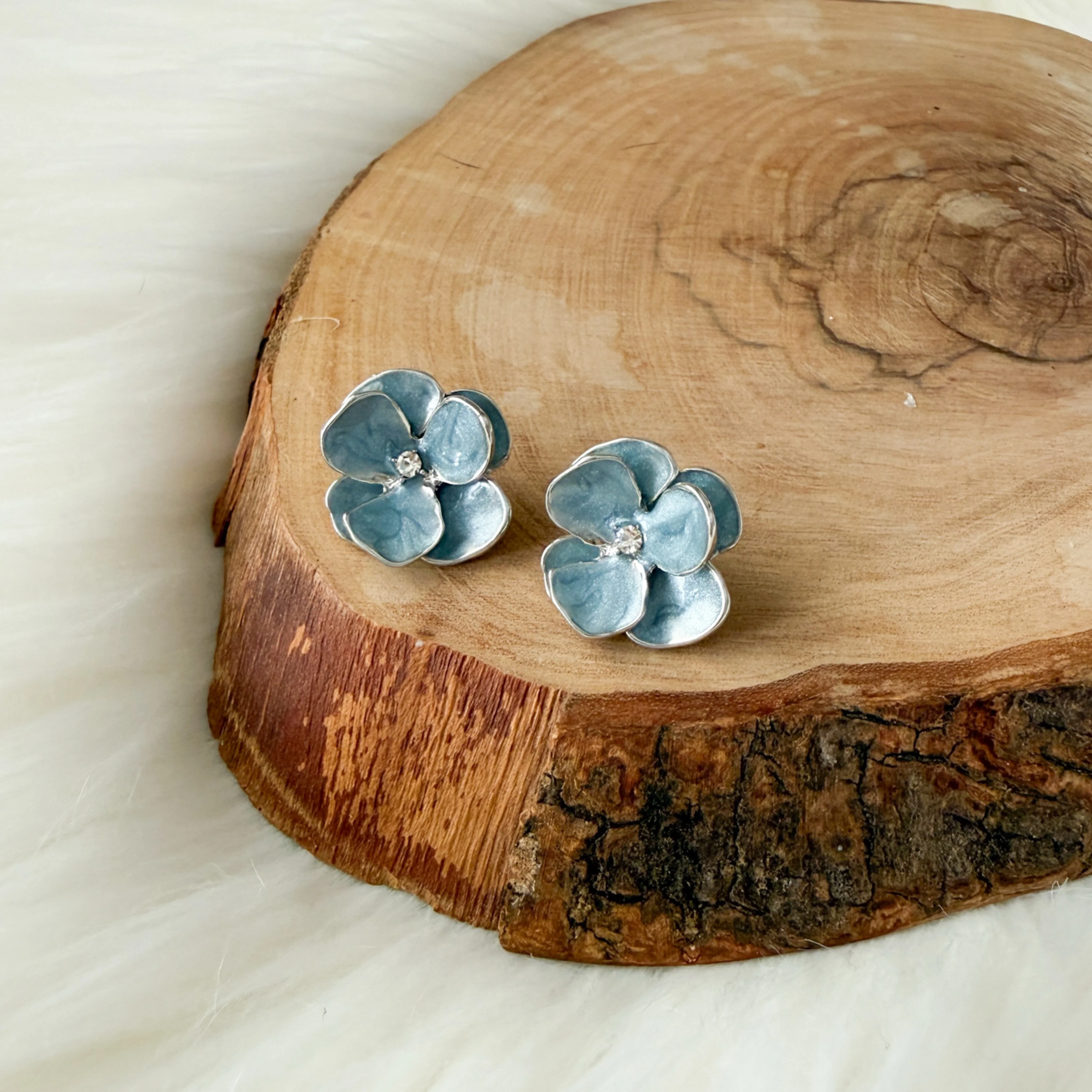 Moonlit Peony Earrings - Image 3