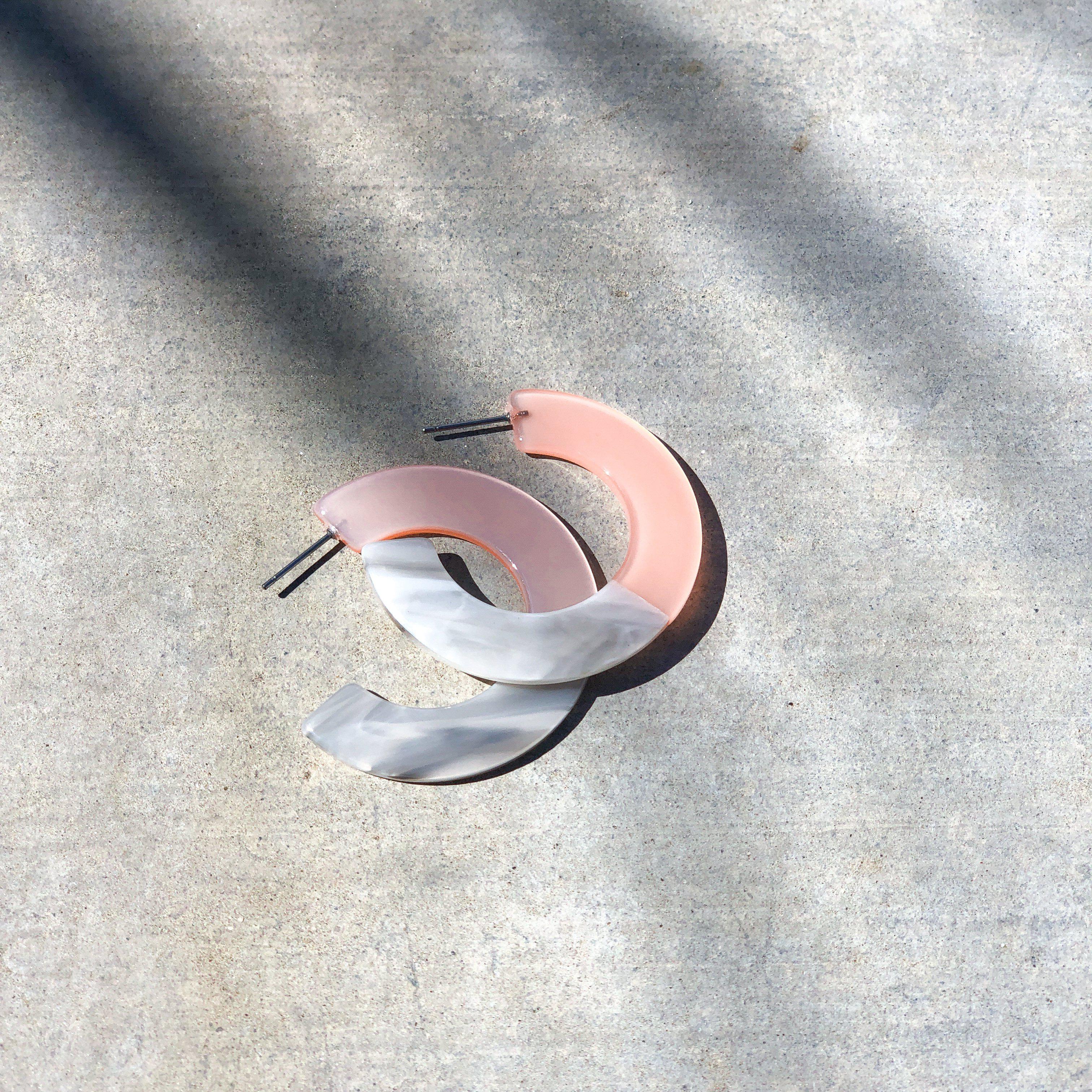 Newport Beach Acetate Earrings - LAST CHANCE / FINAL SALE - Image 4