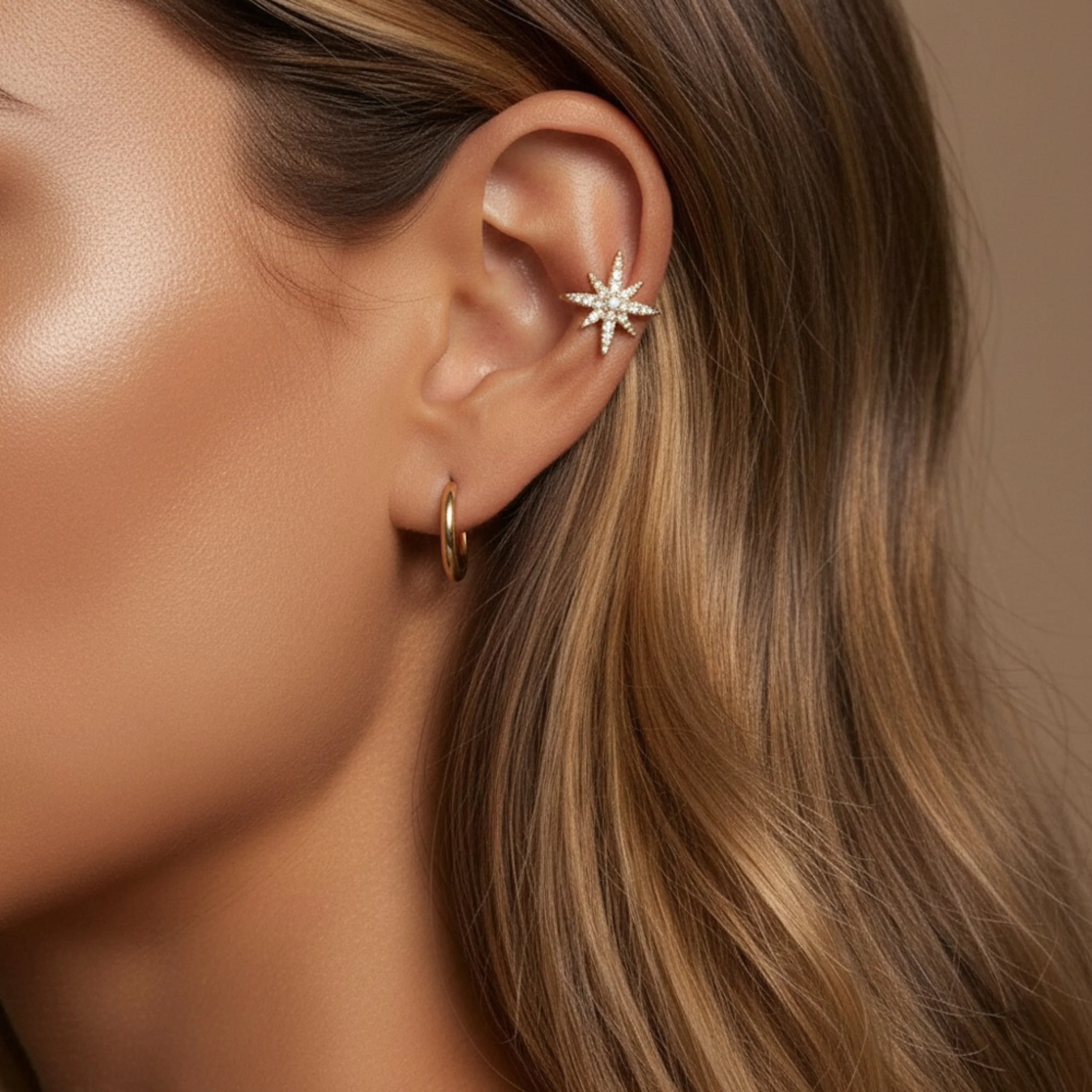North Star Ear Cuffs - No Piercing Needed LAST CHANCE!