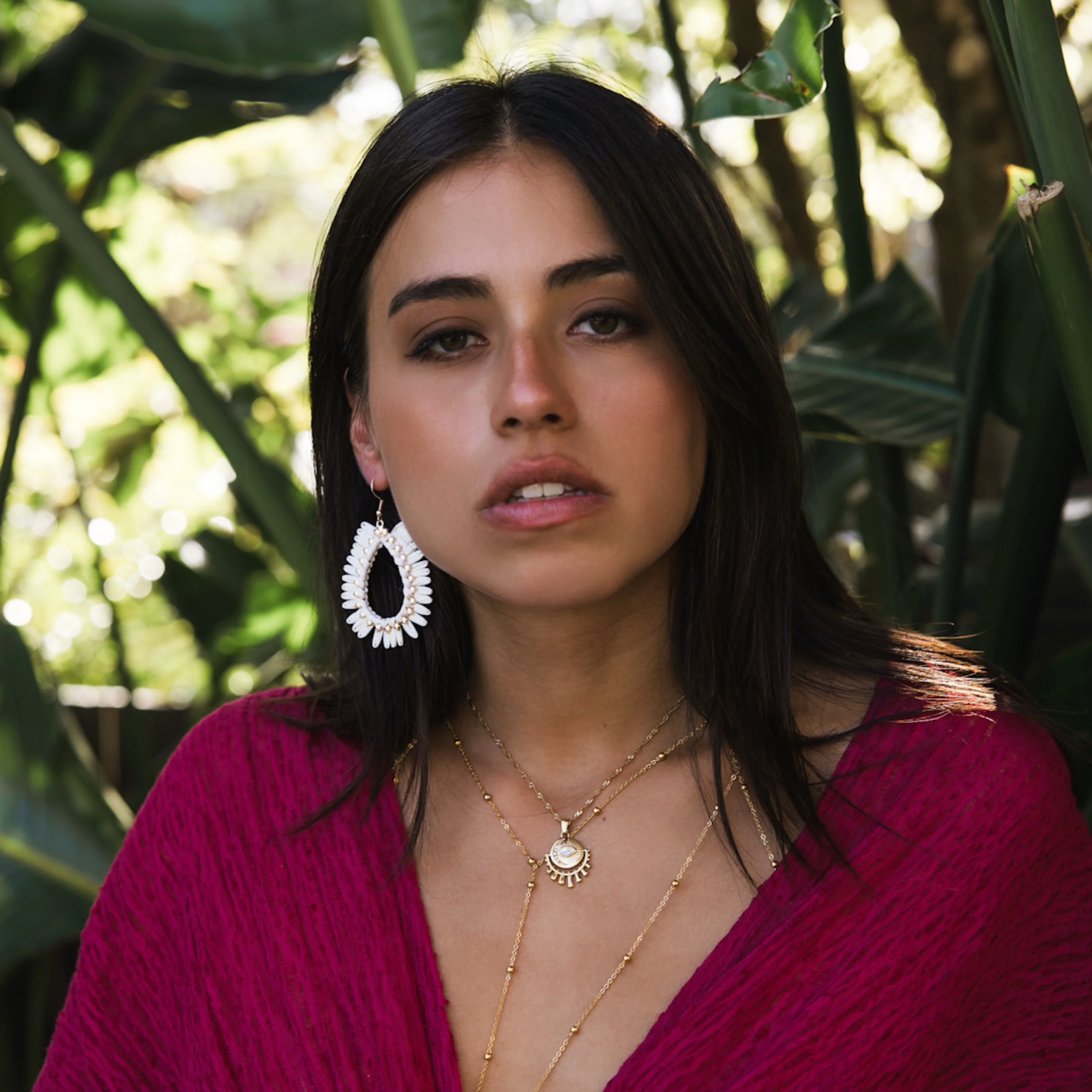 Palmetto Raffia Statement Earrings - 4 COLORS LAST CHANCE! - Image 6