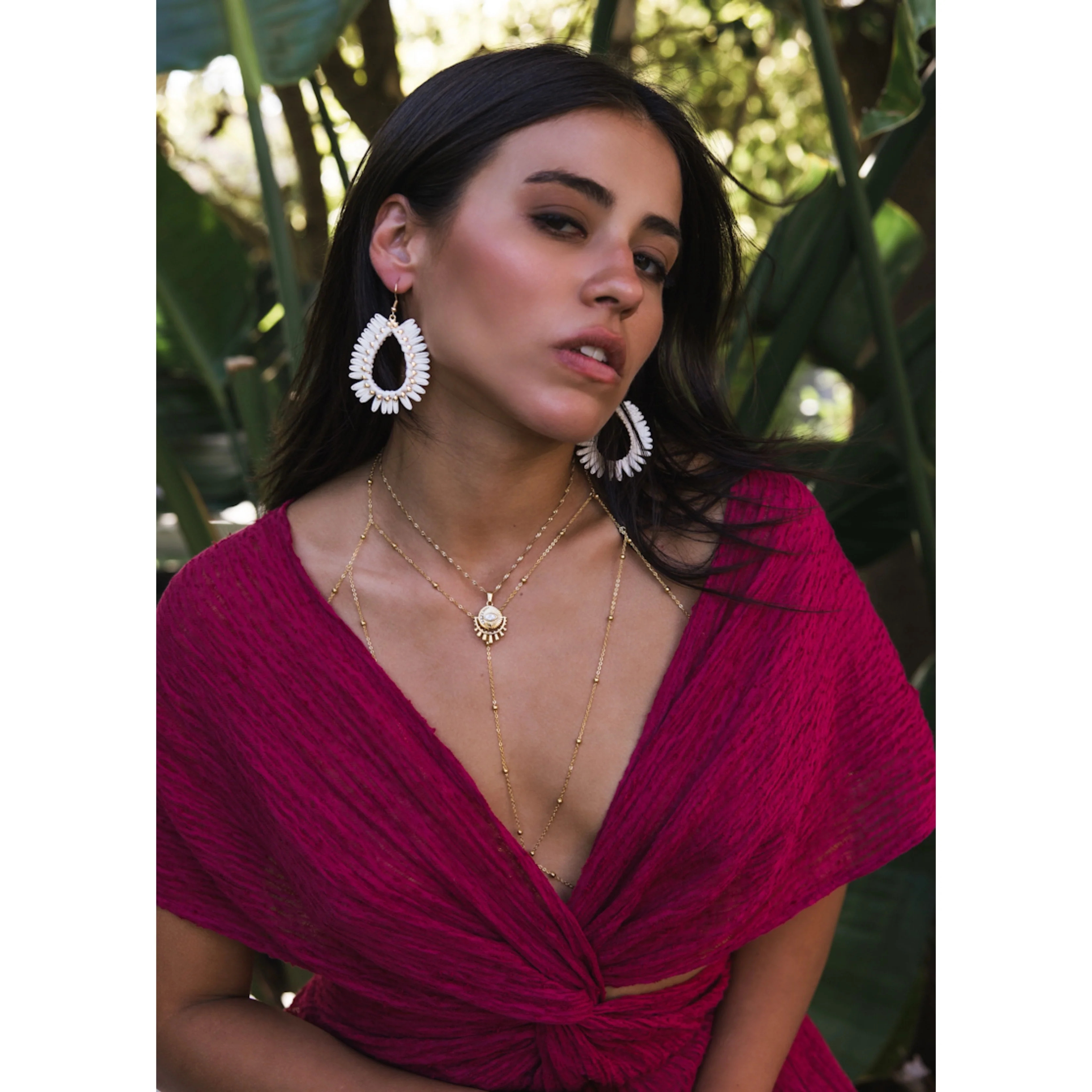 Palmetto Raffia Statement Earrings - 4 COLORS LAST CHANCE! - Image 8