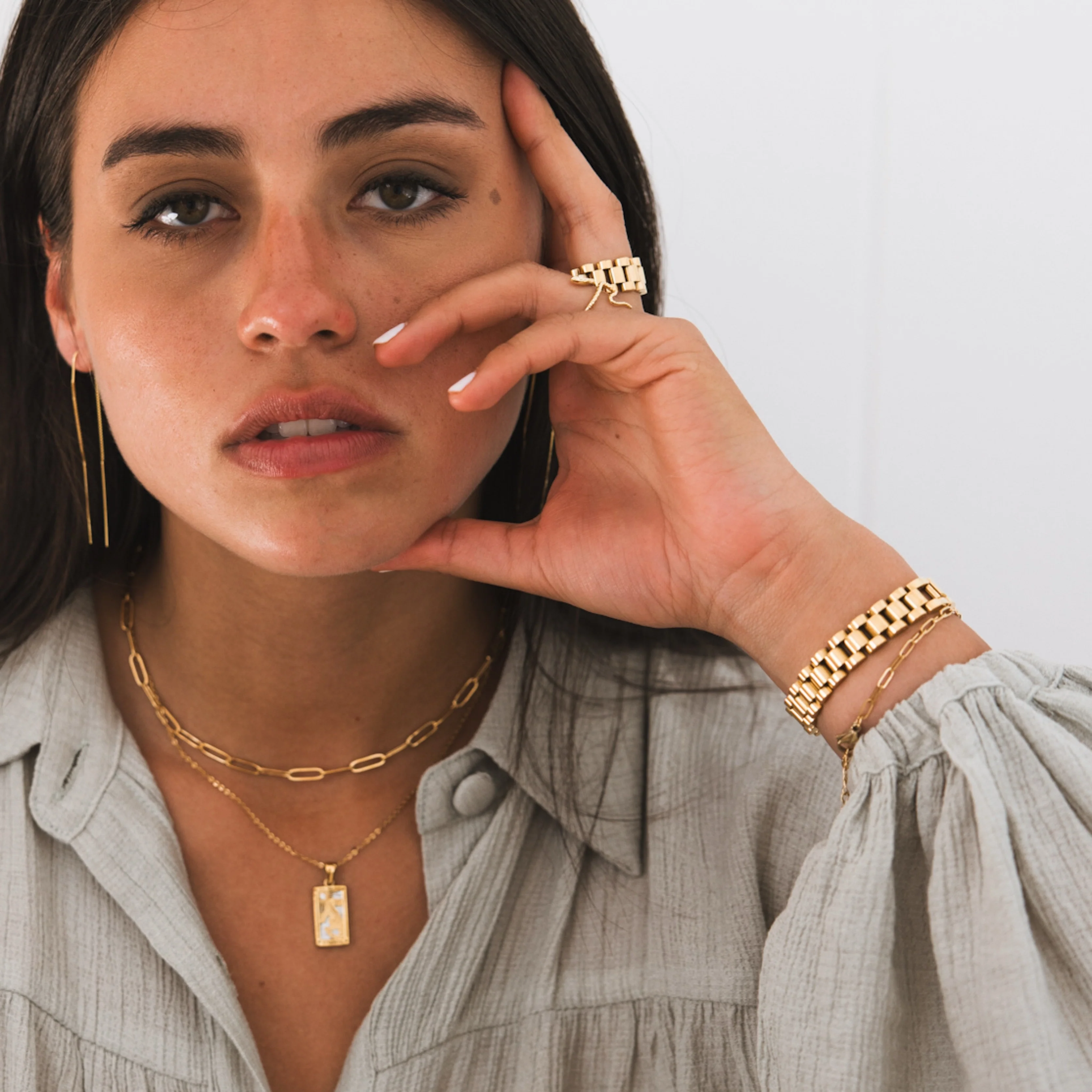 Paperclip Chain Necklace - Image 9