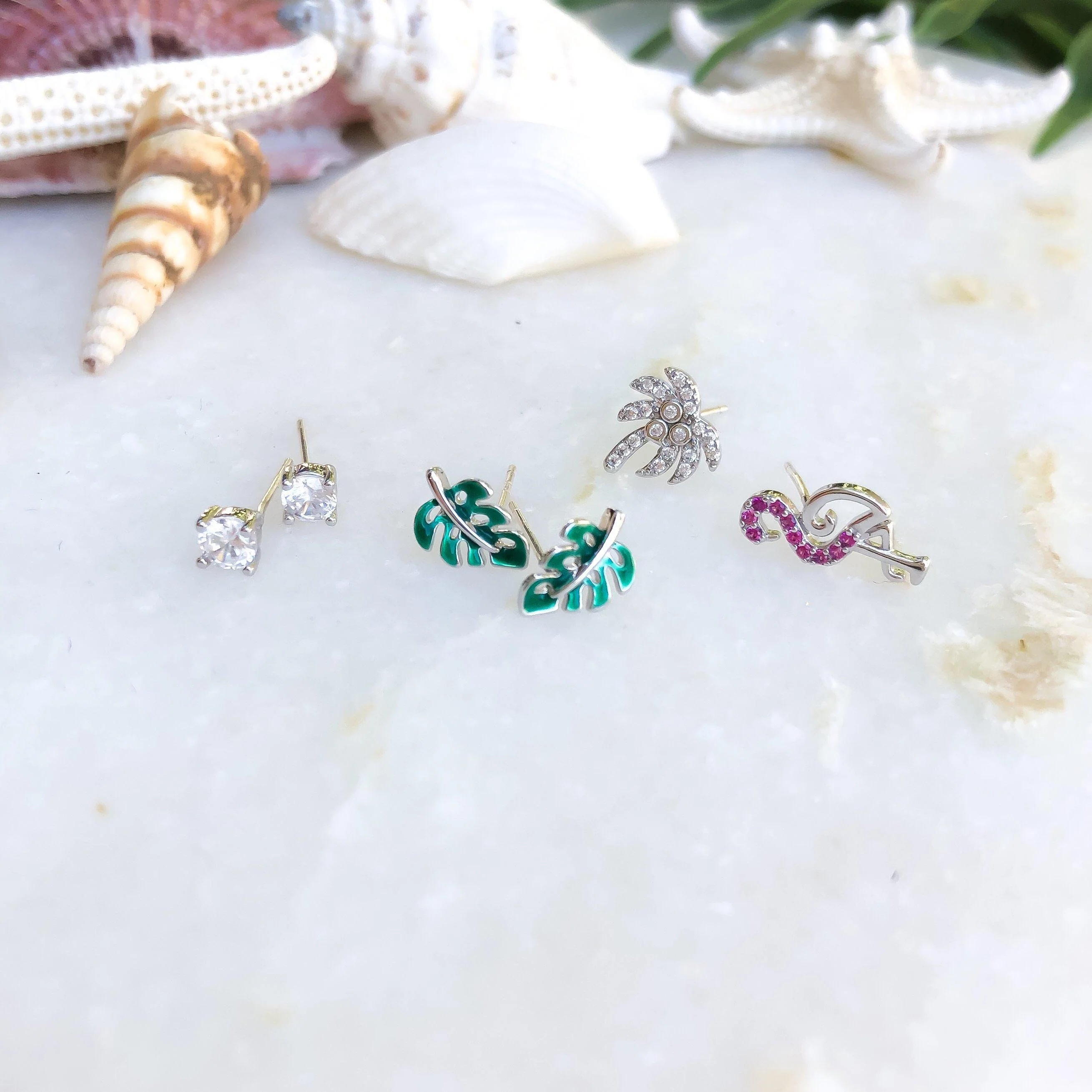 Paradise 6 Piece Earrings Set - 2 Styles - LAST CHANCE/FINAL SALE - Image 5