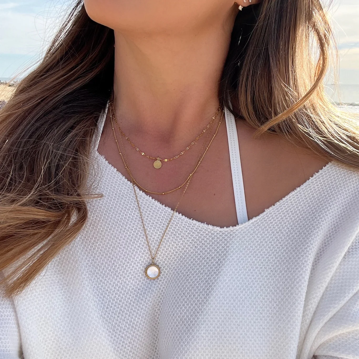 Pearlescent Three Layer Necklace - FLASH SALE!! - Image 13