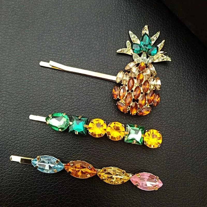 Pineapple π Glitz Hair Pin Set - Image 6