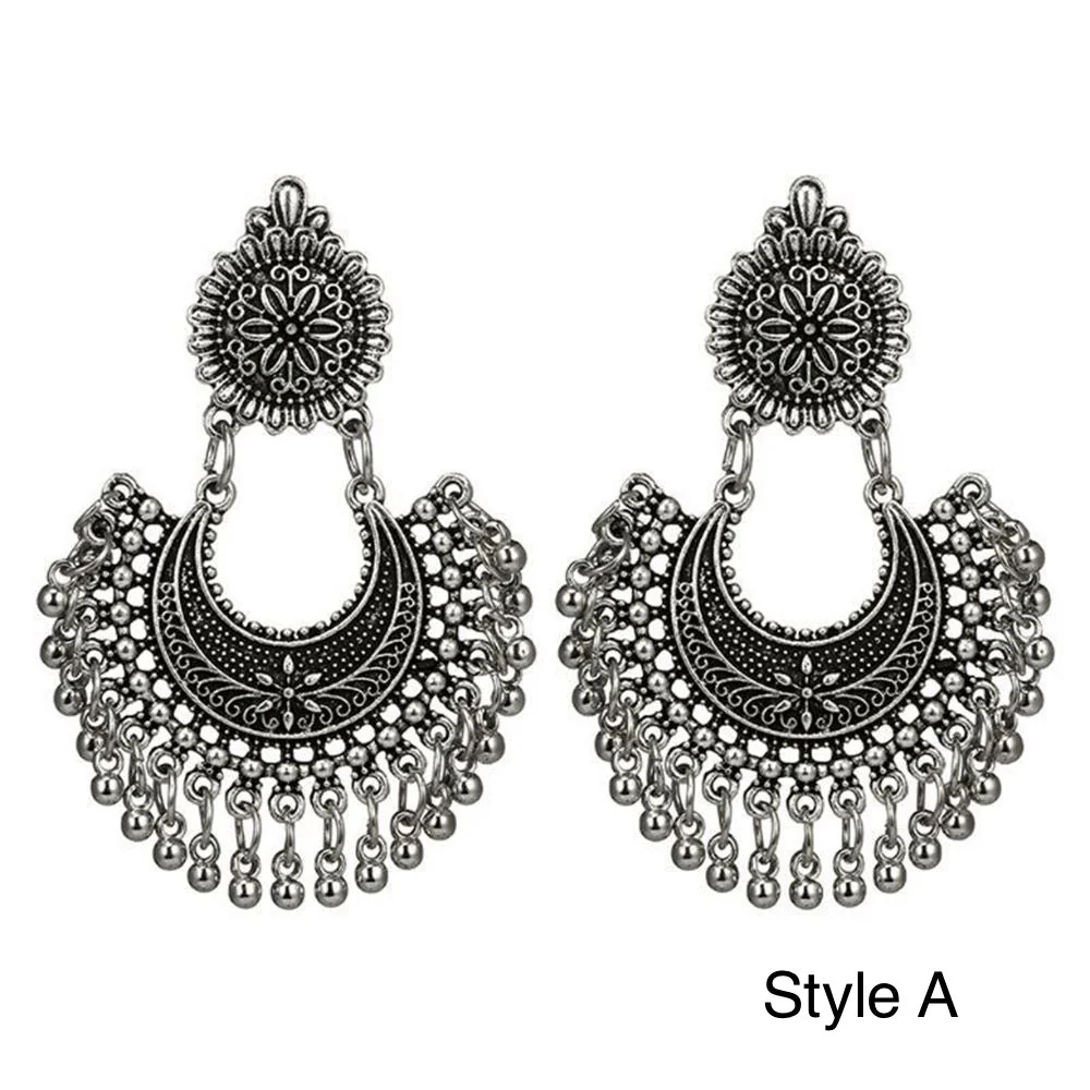 Priya Vintage Metal Earrings - 3 Styles - LAST CHANCE - Image 10