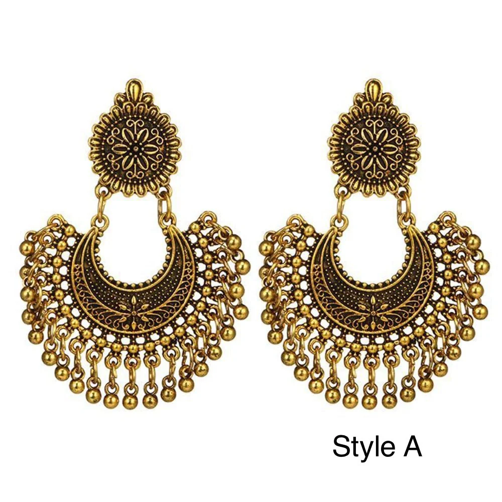Priya Vintage Metal Earrings - 3 Styles - LAST CHANCE - Image 11
