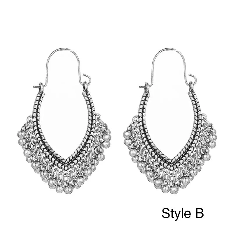 Priya Vintage Metal Earrings - 3 Styles - LAST CHANCE - Image 15