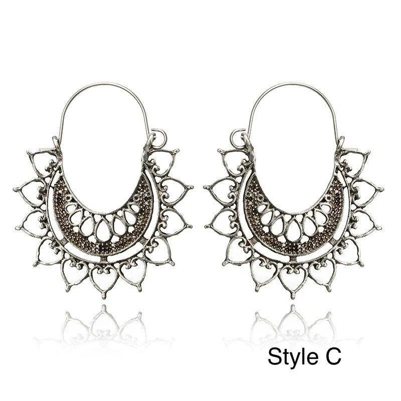 Priya Vintage Metal Earrings - 3 Styles - LAST CHANCE - Image 21