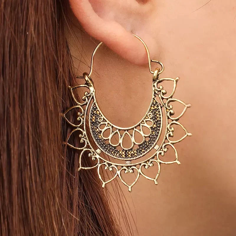 Priya Vintage Metal Earrings - 3 Styles - LAST CHANCE - Image 22