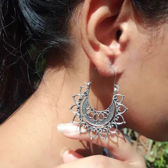 Priya Vintage Metal Earrings - 3 Styles - LAST CHANCE - Image 23