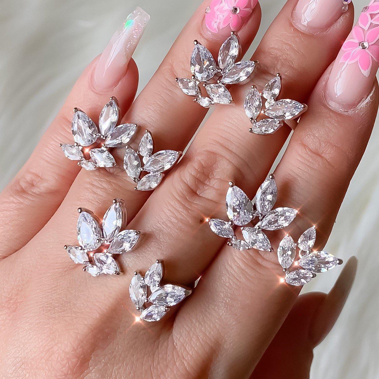 Radiance Open Petal Ring - Image 11