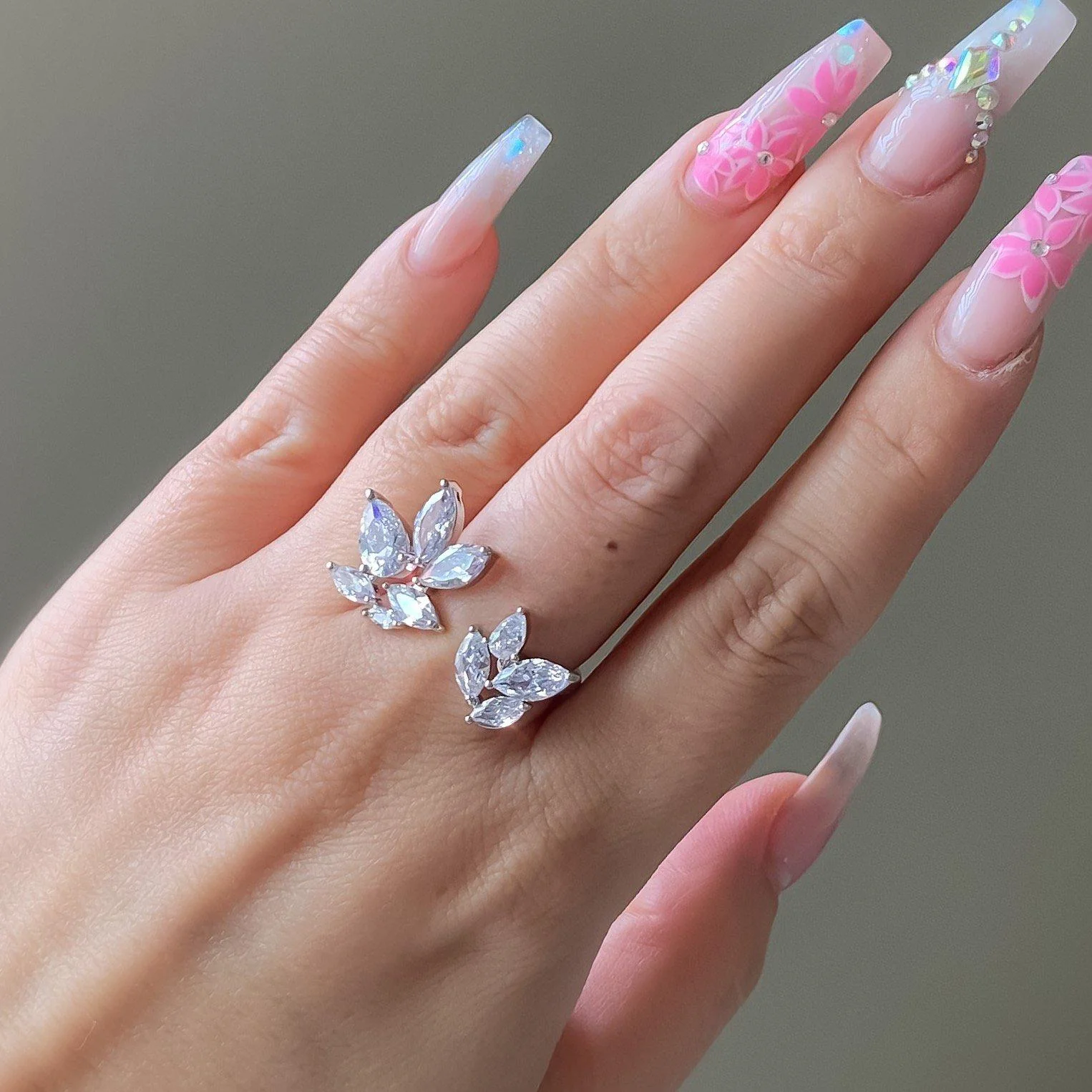 Radiance Open Petal Ring - Image 9