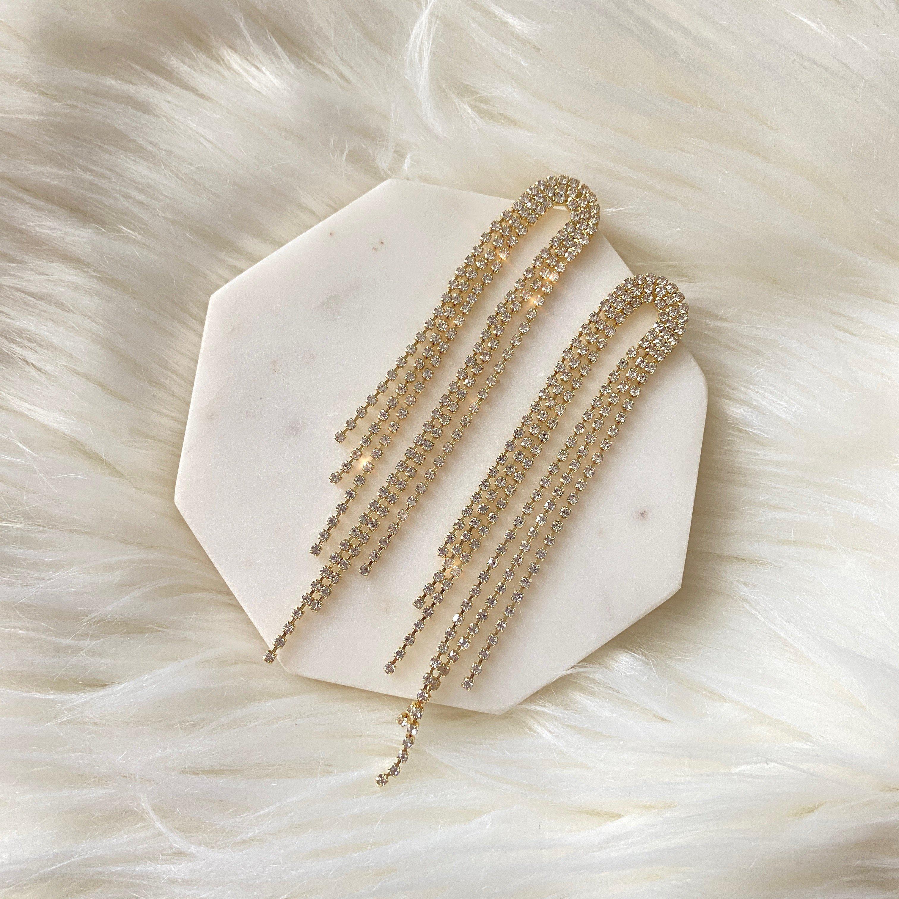 Rana Rhinestone Duster Earrings - LAST CHANCE! - Image 21