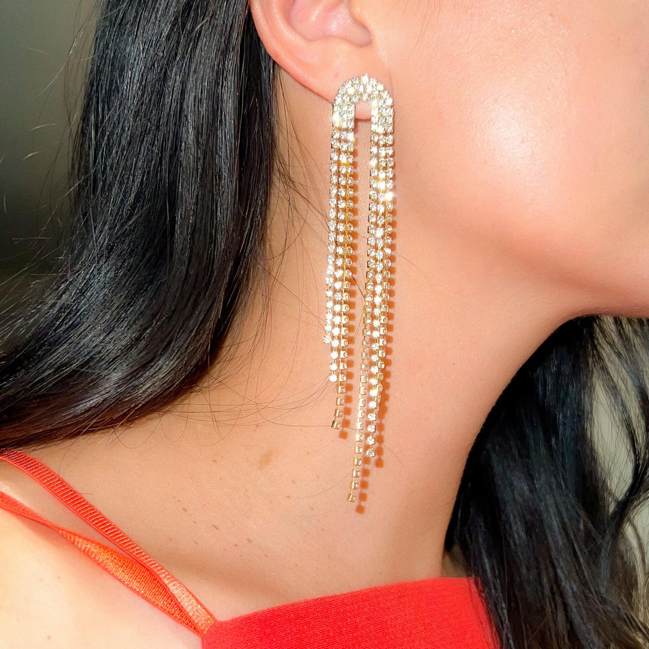 Rana Rhinestone Duster Earrings - LAST CHANCE! - Image 30