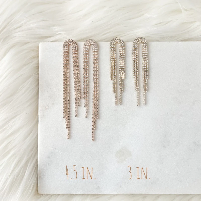 Rana Rhinestone Duster Earrings - LAST CHANCE! - Image 37