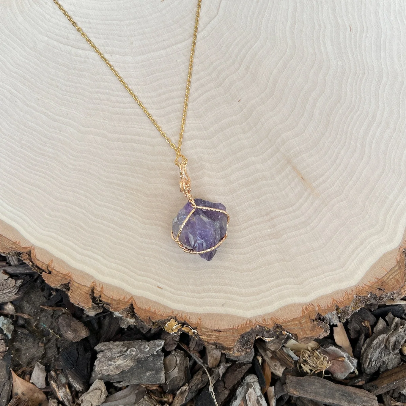 Raw Stone Crystal Necklace - LAST CHANCE/FINAL SALE - Image 12