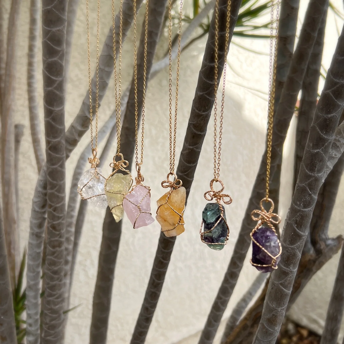 Raw Stone Crystal Necklace - LAST CHANCE/FINAL SALE - Image 9