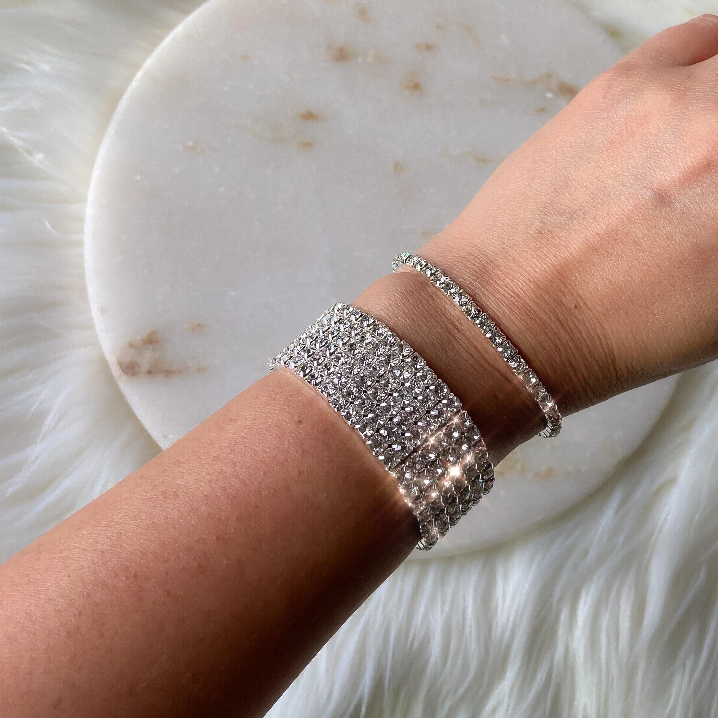 Reina Rhinestone Bracelet - Image 13