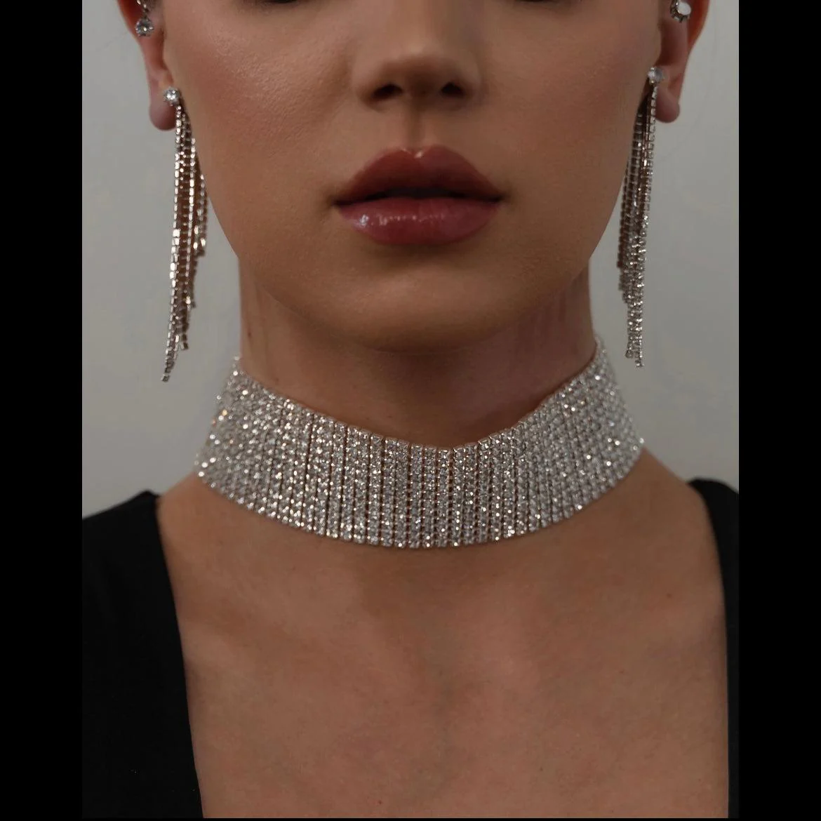 Reina Rhinestone Choker - 4 Styles - Image 14