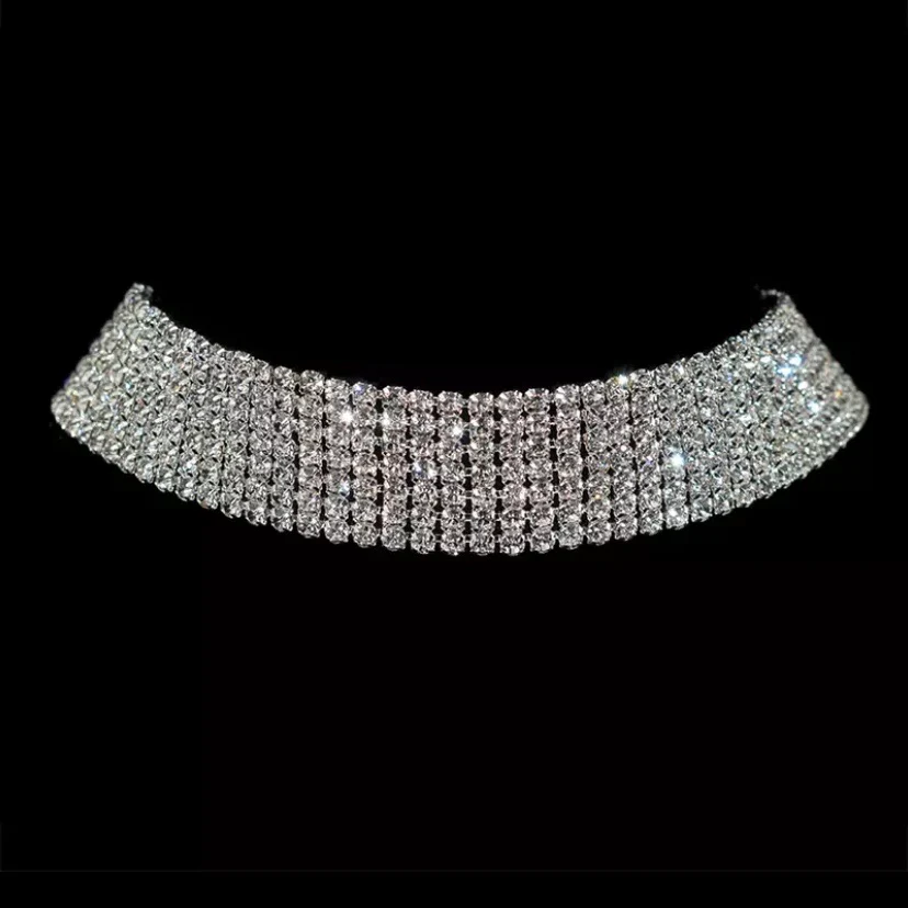 Reina Rhinestone Choker - 4 Styles - Image 25