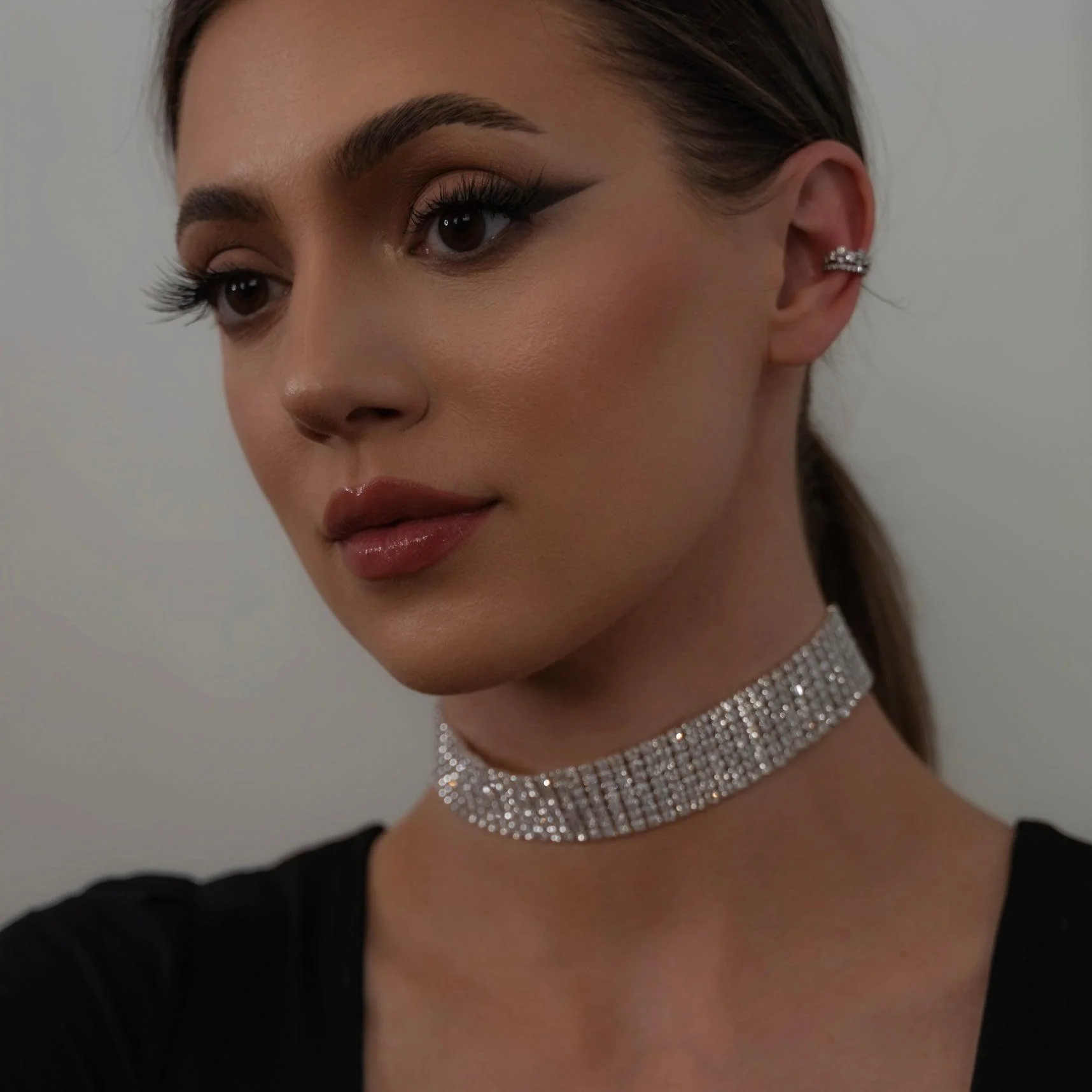 Reina Rhinestone Choker - 4 Styles - Image 5