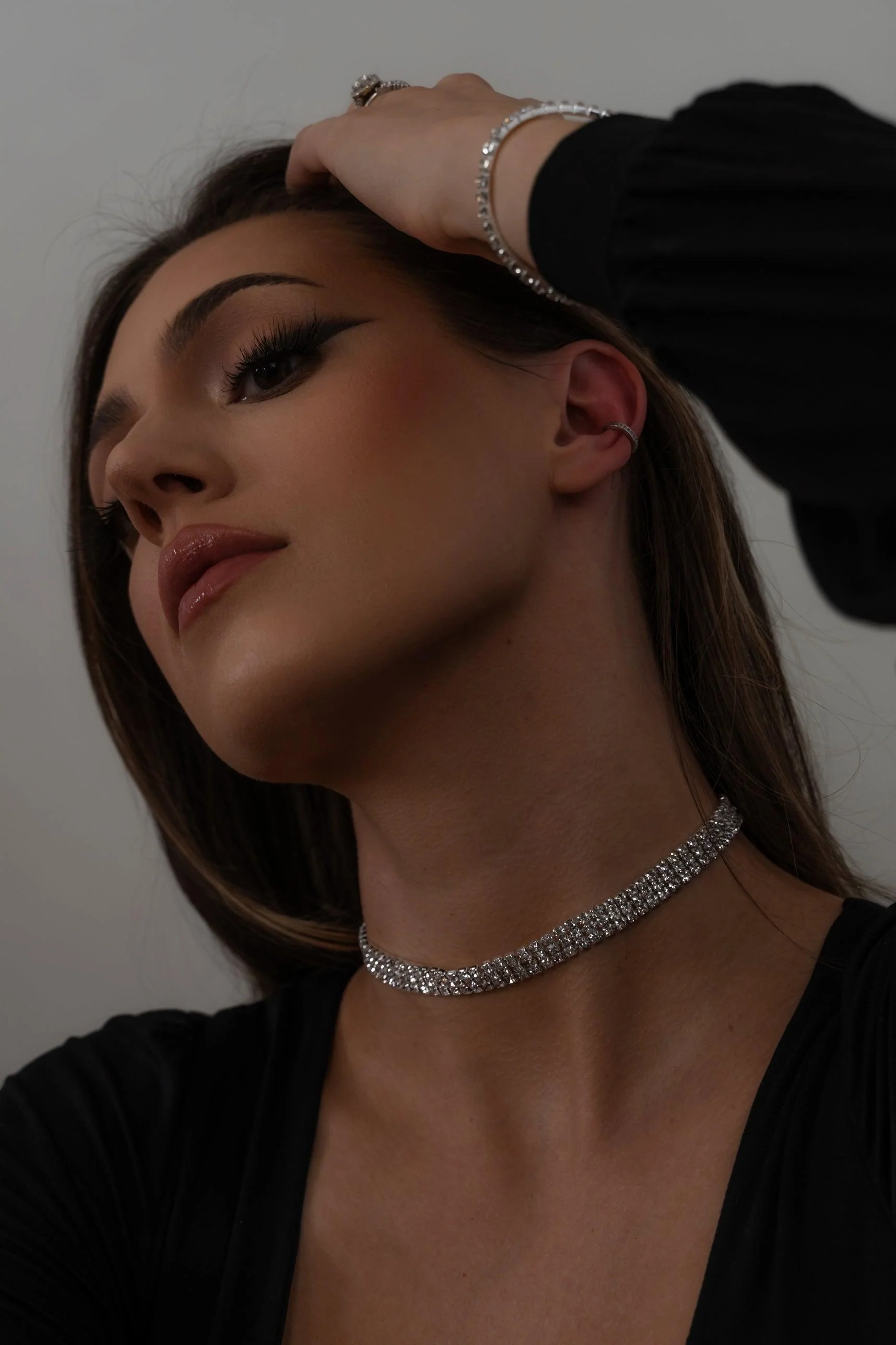 Reina Rhinestone Choker - 4 Styles - Image 6