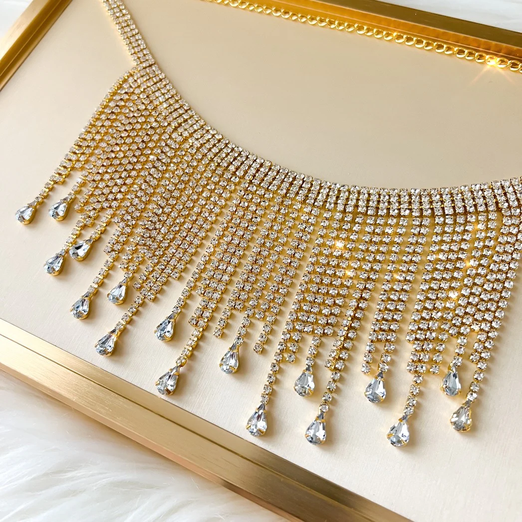 Remy Rhinestone Drop Necklace - Image 19