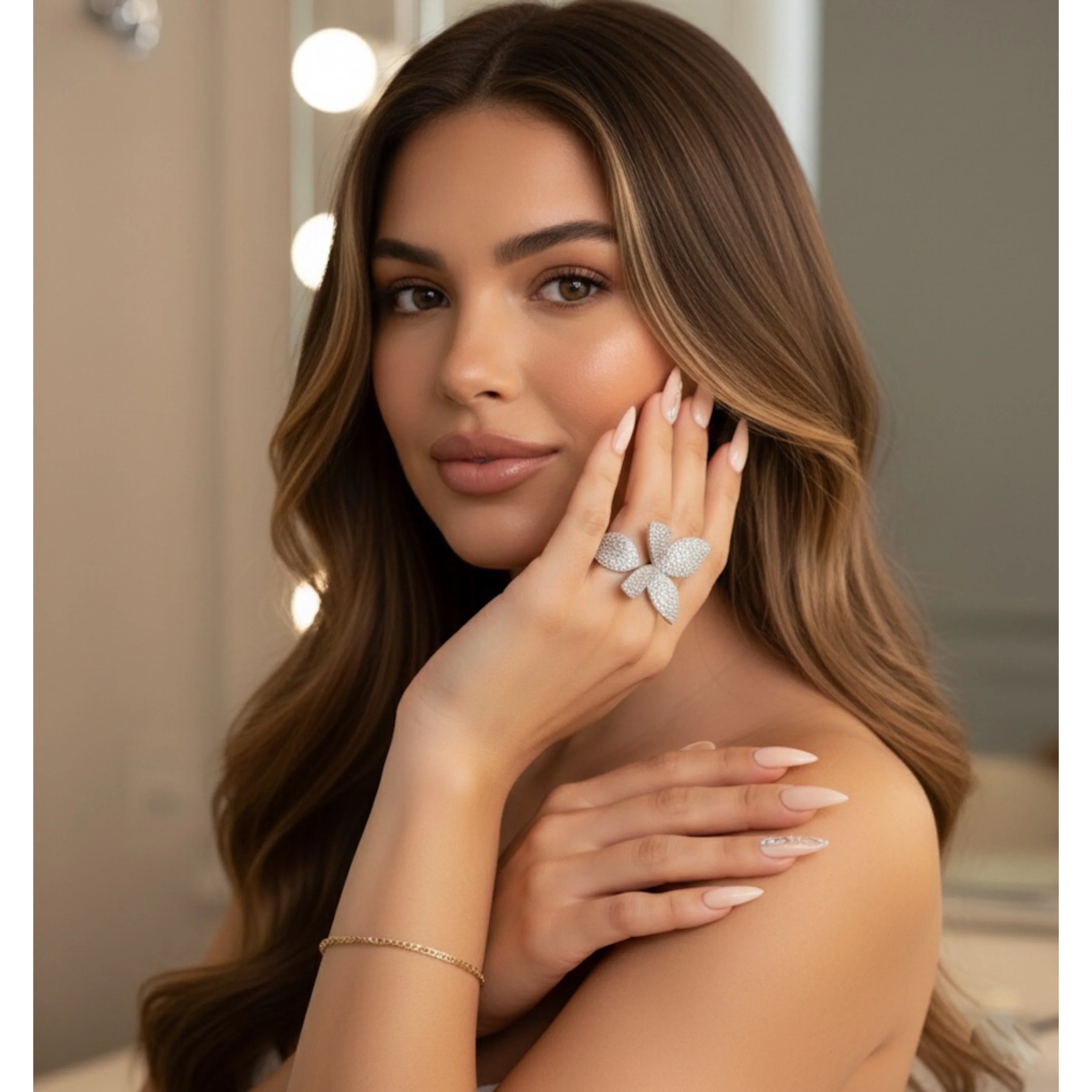 Seraphine Petals Statement Ring - Image 10