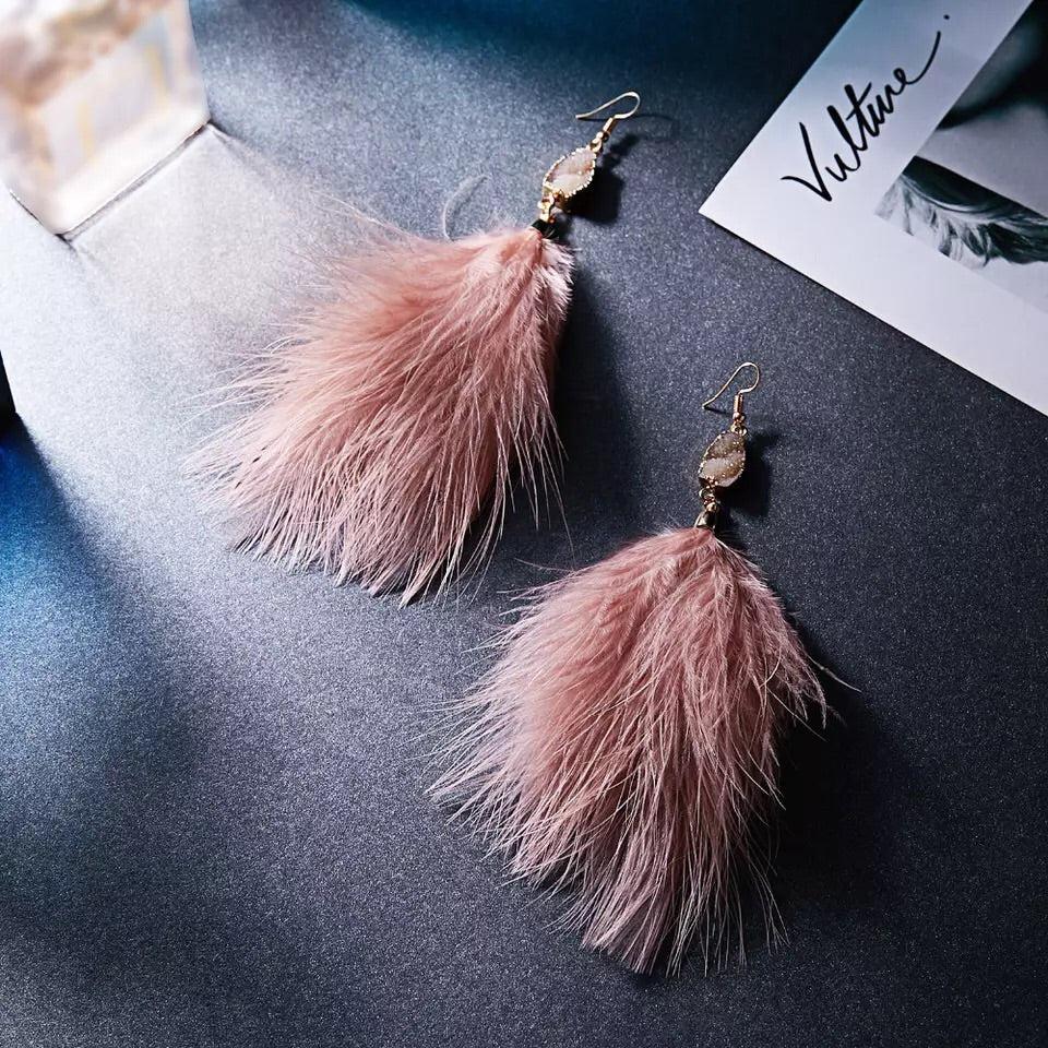 Soraya Feather Earrings - LAST CHANCE! - Image 15