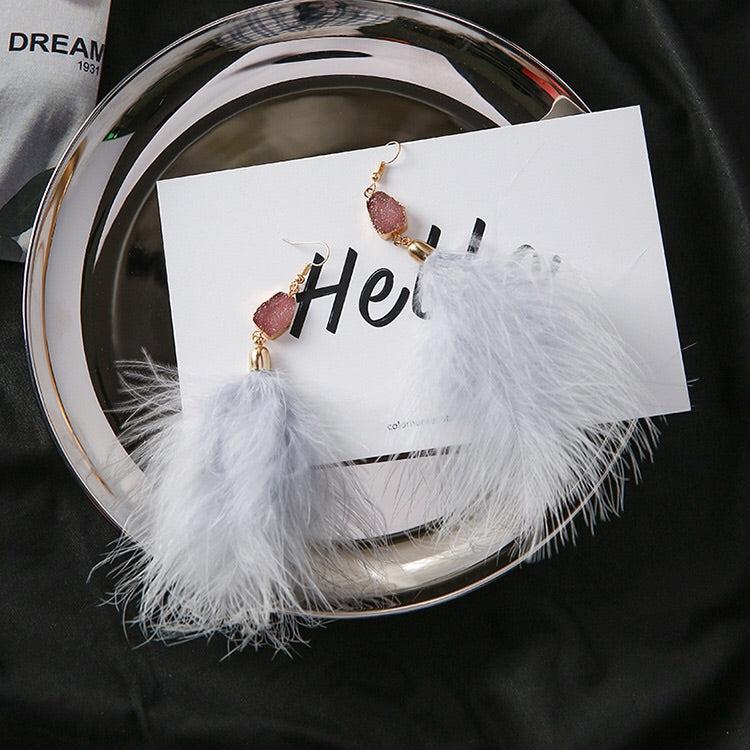 Soraya Feather Earrings - LAST CHANCE! - Image 16
