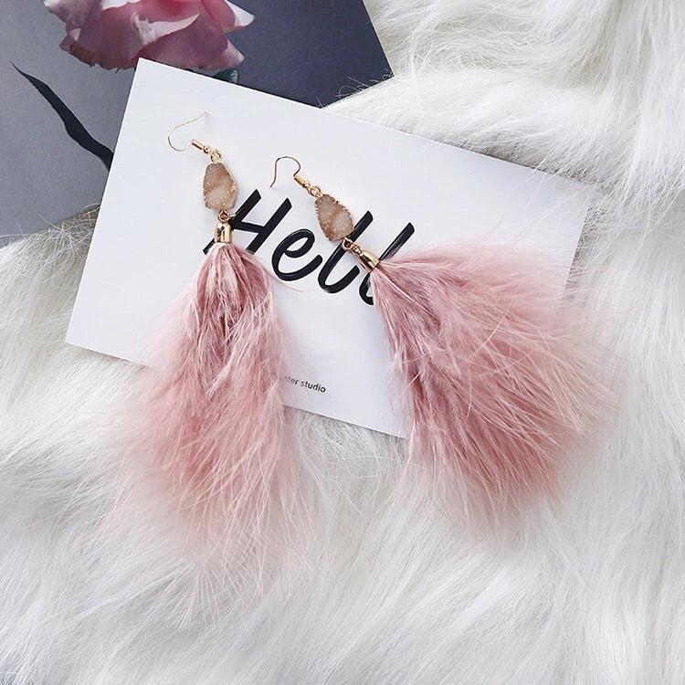 Soraya Feather Earrings - LAST CHANCE! - Image 18