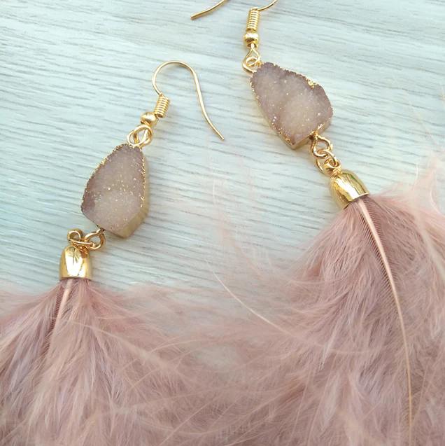 Soraya Feather Earrings - LAST CHANCE! - Image 19