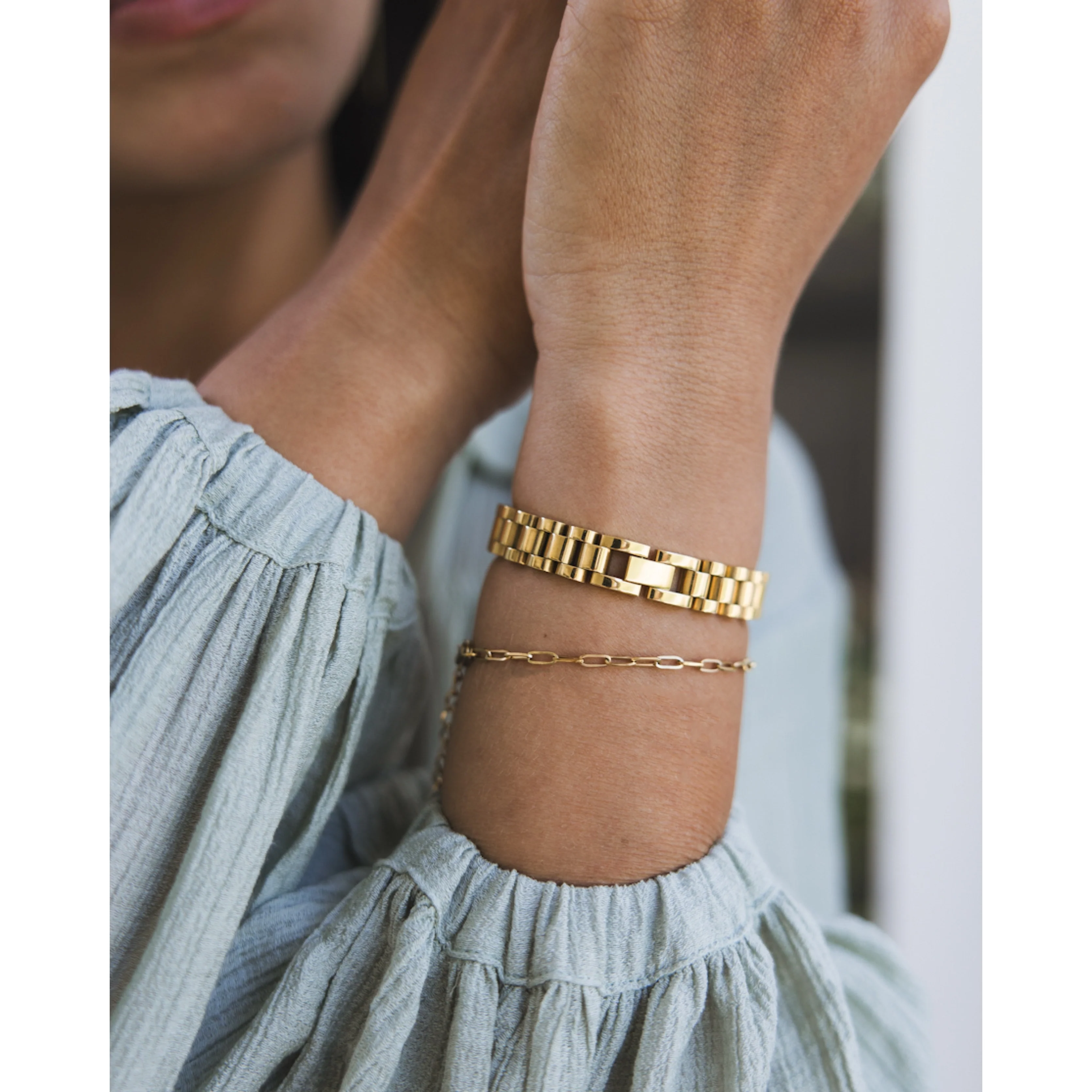 Stacked Stainless Chain Bracelets - 4 Styles LAST CHANCE! - Image 11