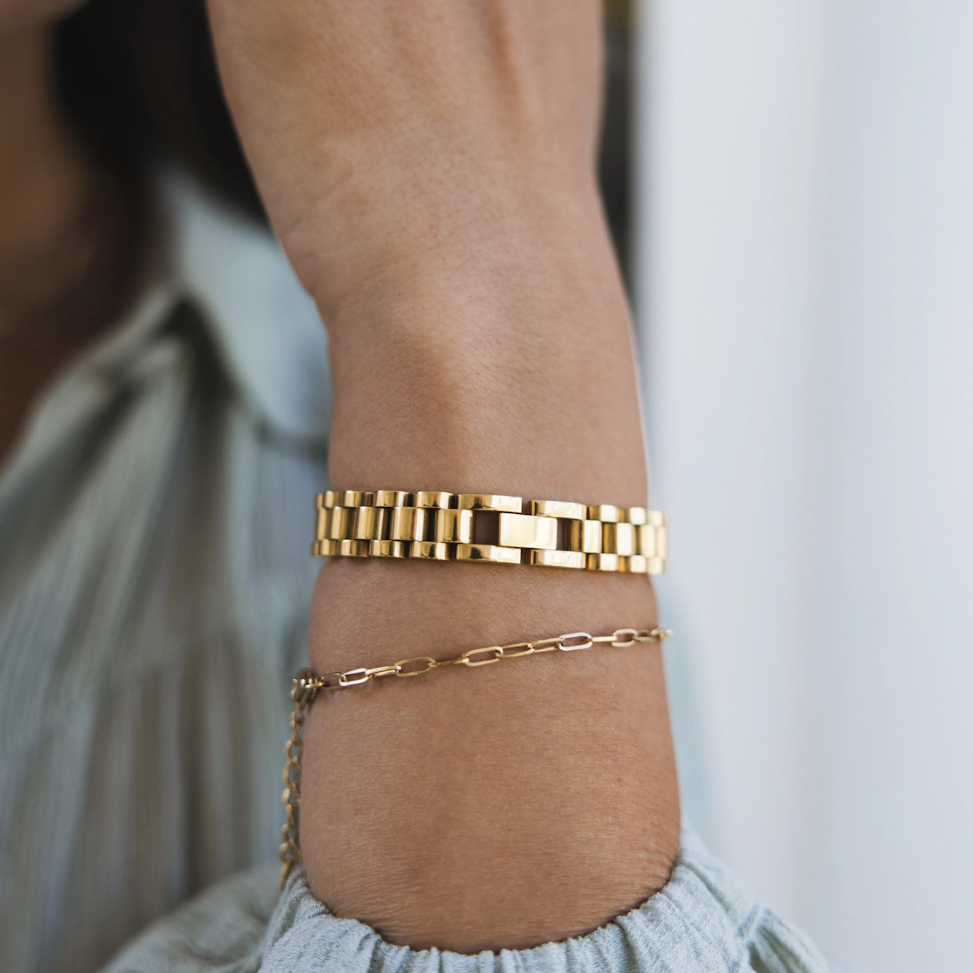 Stacked Stainless Chain Bracelets - 4 Styles LAST CHANCE! - Image 12