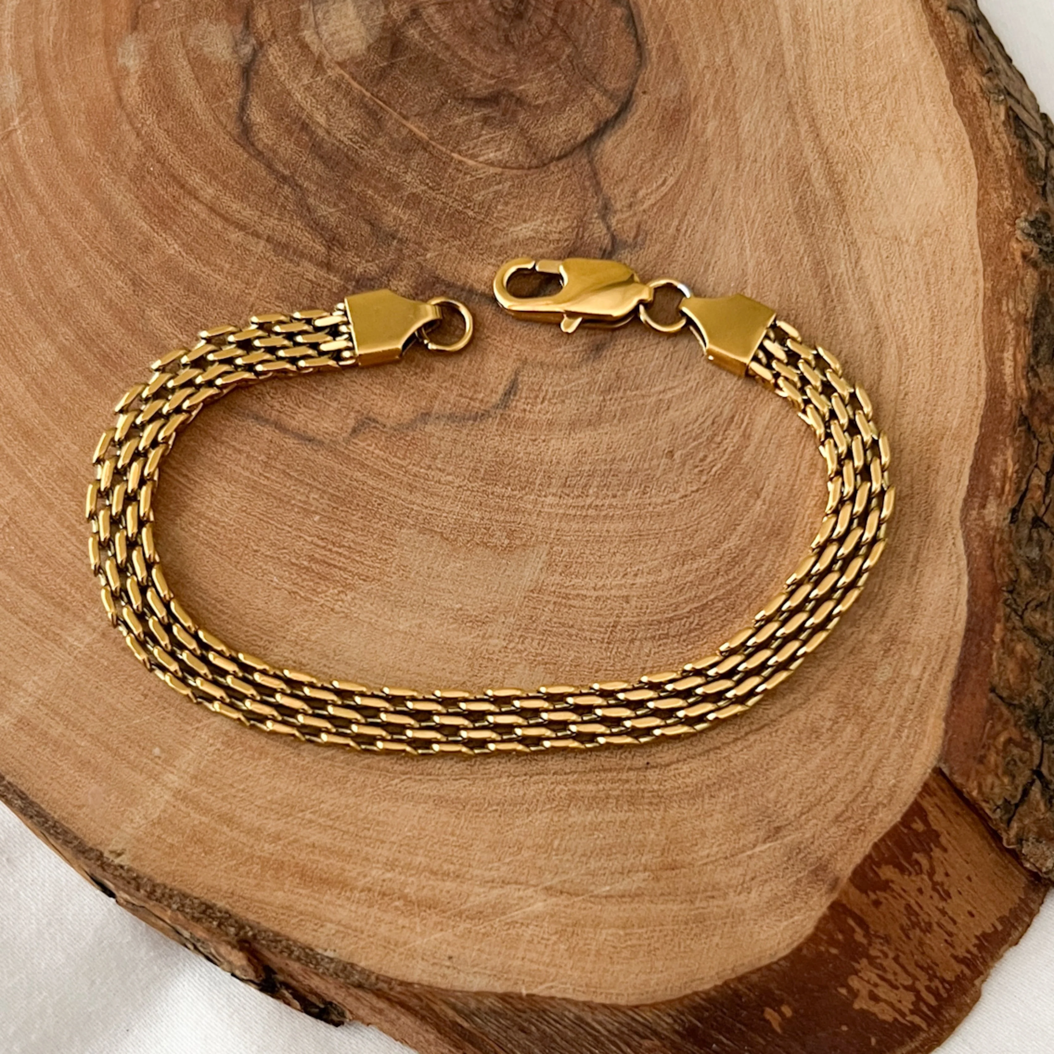 Stacked Stainless Chain Bracelets - 4 Styles LAST CHANCE! - Image 15