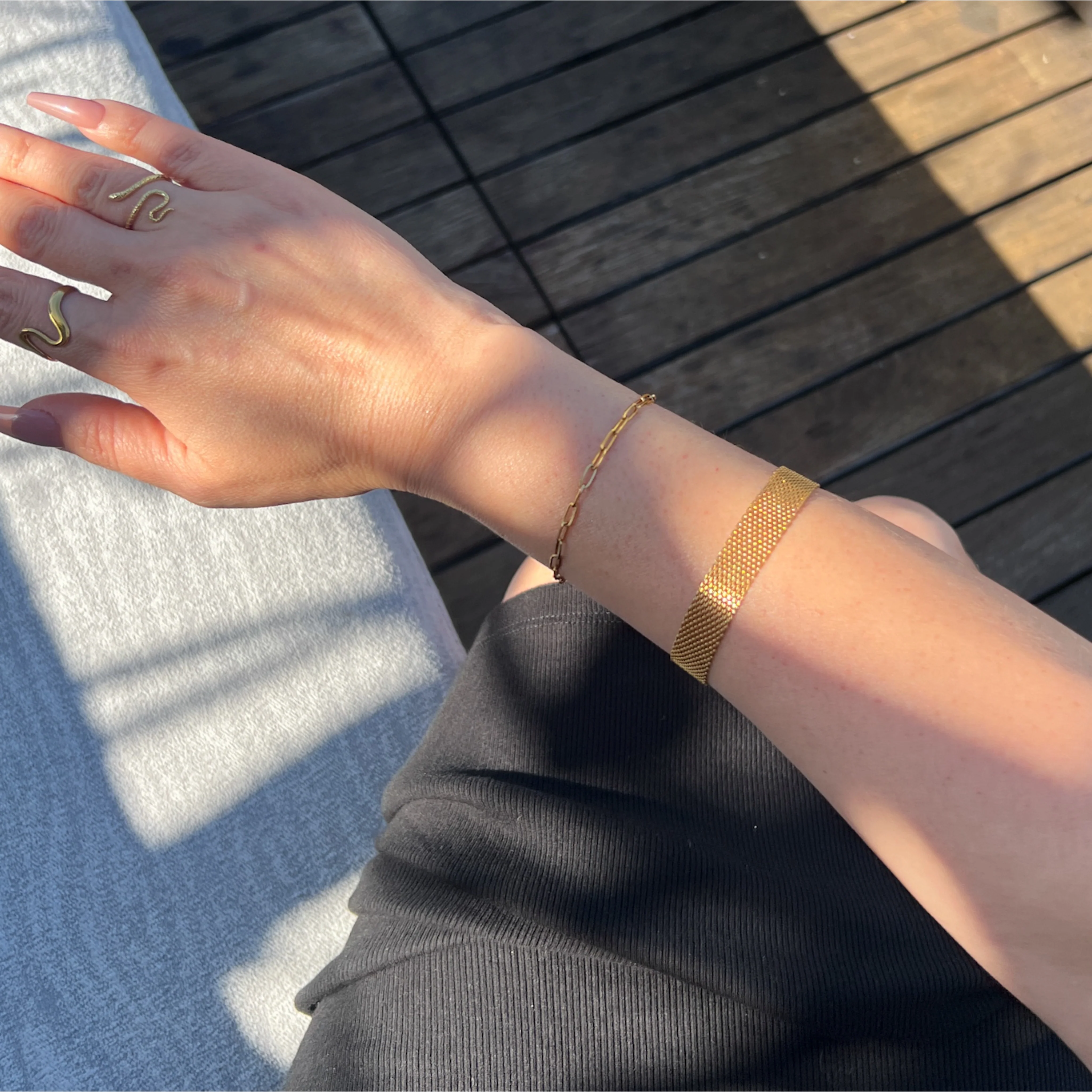 Stacked Stainless Chain Bracelets - 4 Styles LAST CHANCE! - Image 18