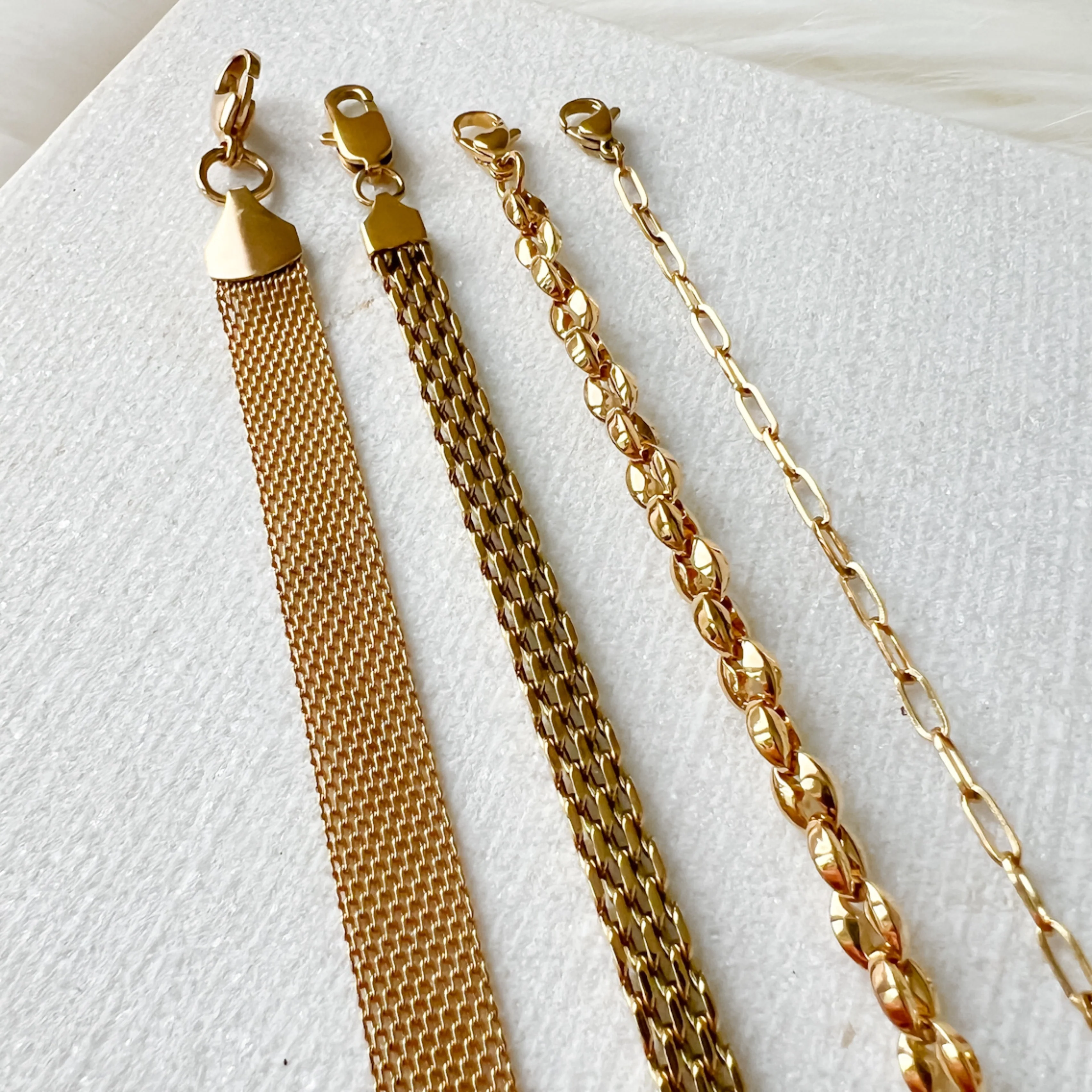 Stacked Stainless Chain Bracelets - 4 Styles LAST CHANCE! - Image 32