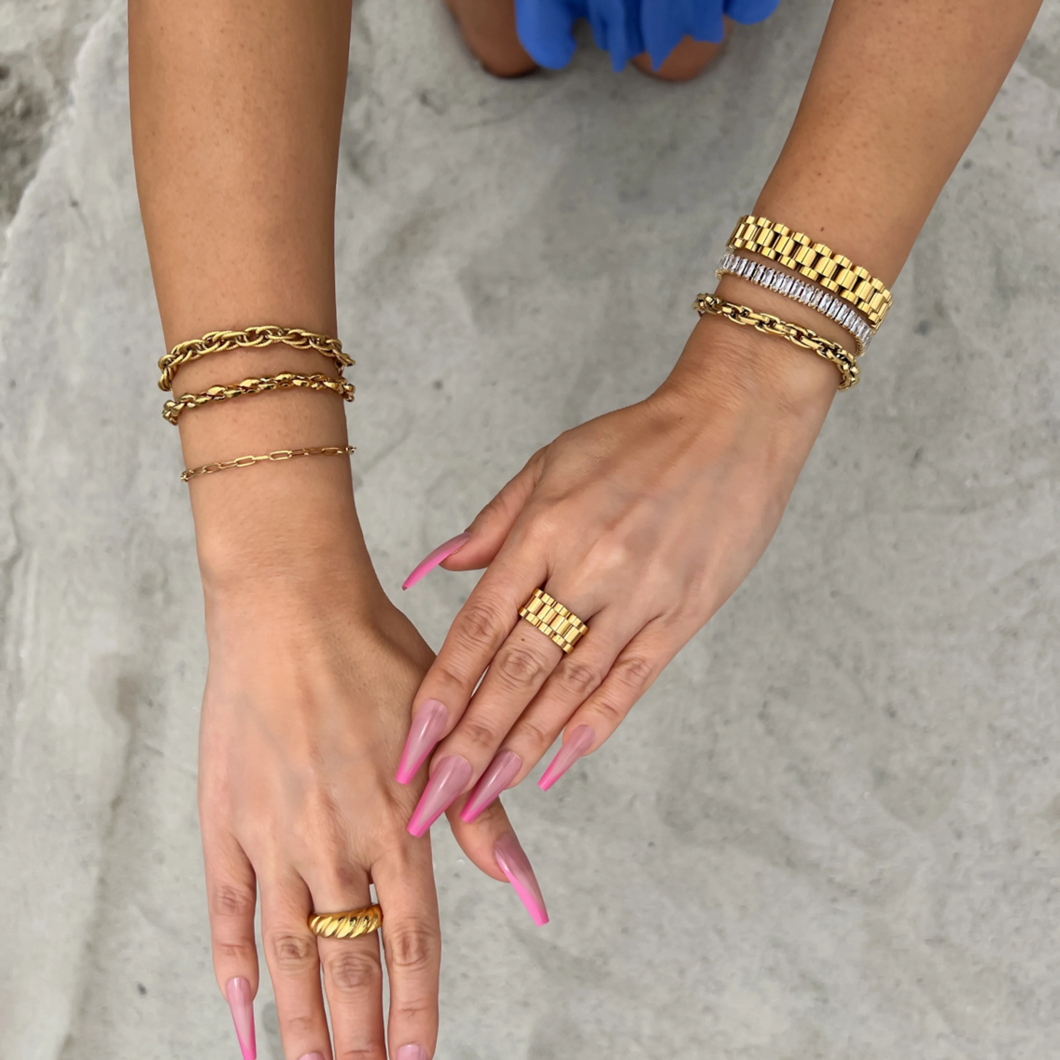 Stacked Stainless Chain Bracelets - 4 Styles LAST CHANCE! - Image 7