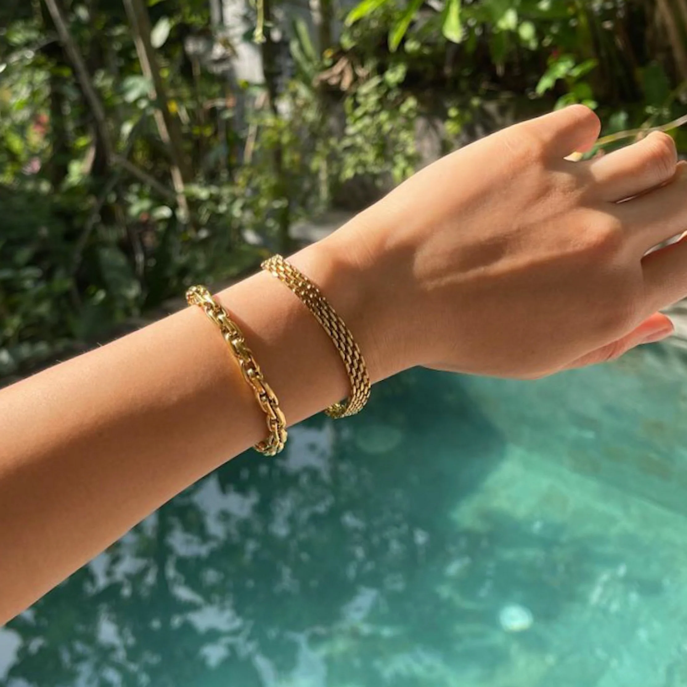 Stacked Stainless Chain Bracelets - 4 Styles LAST CHANCE! - Image 9