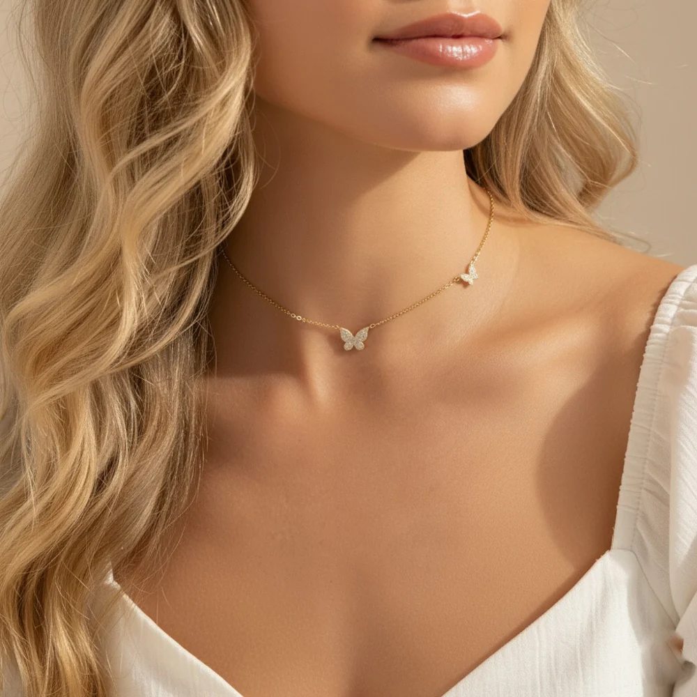 Sweet Butterflies Necklace