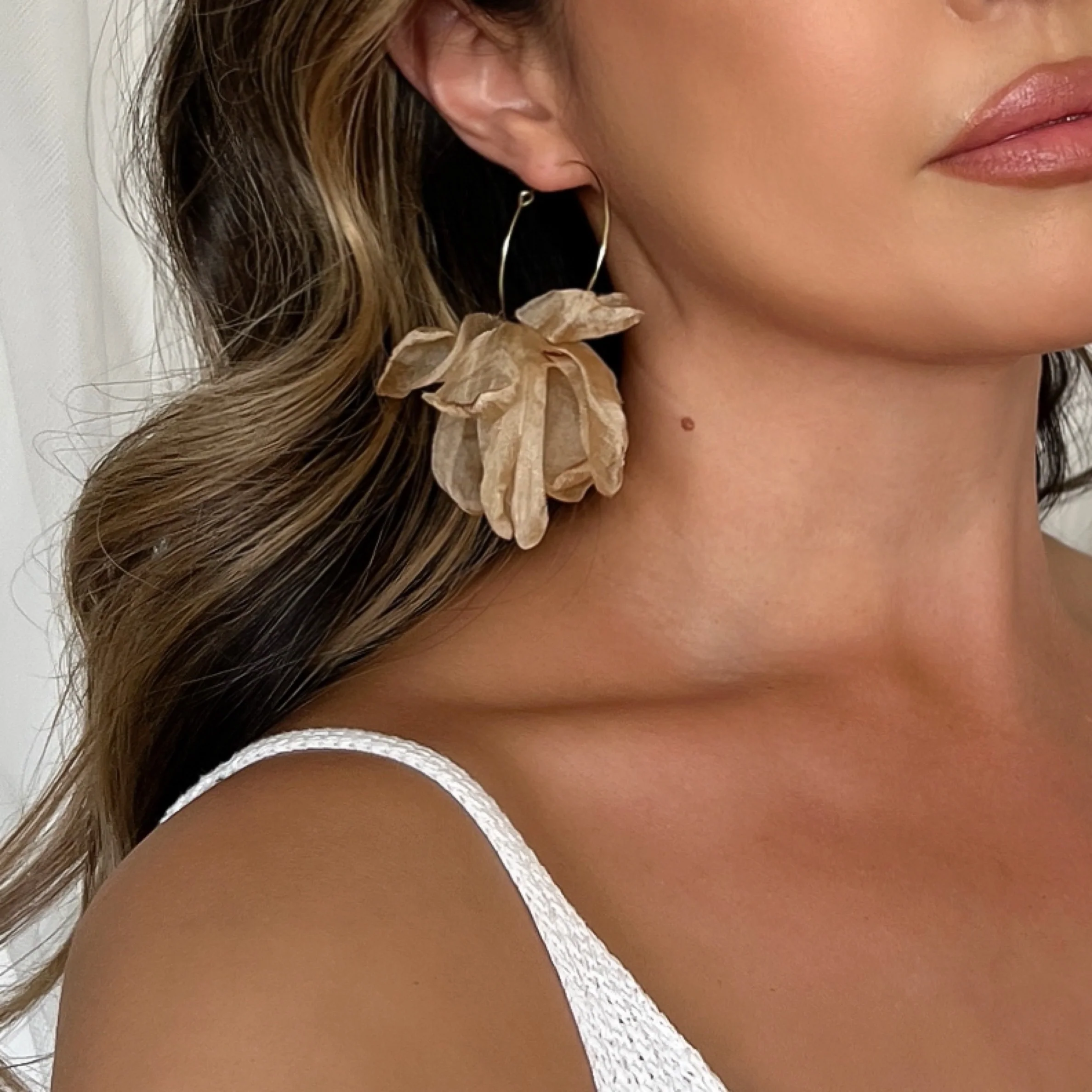 Sweet Romance Chiffon Earrings - 6 Colors!
