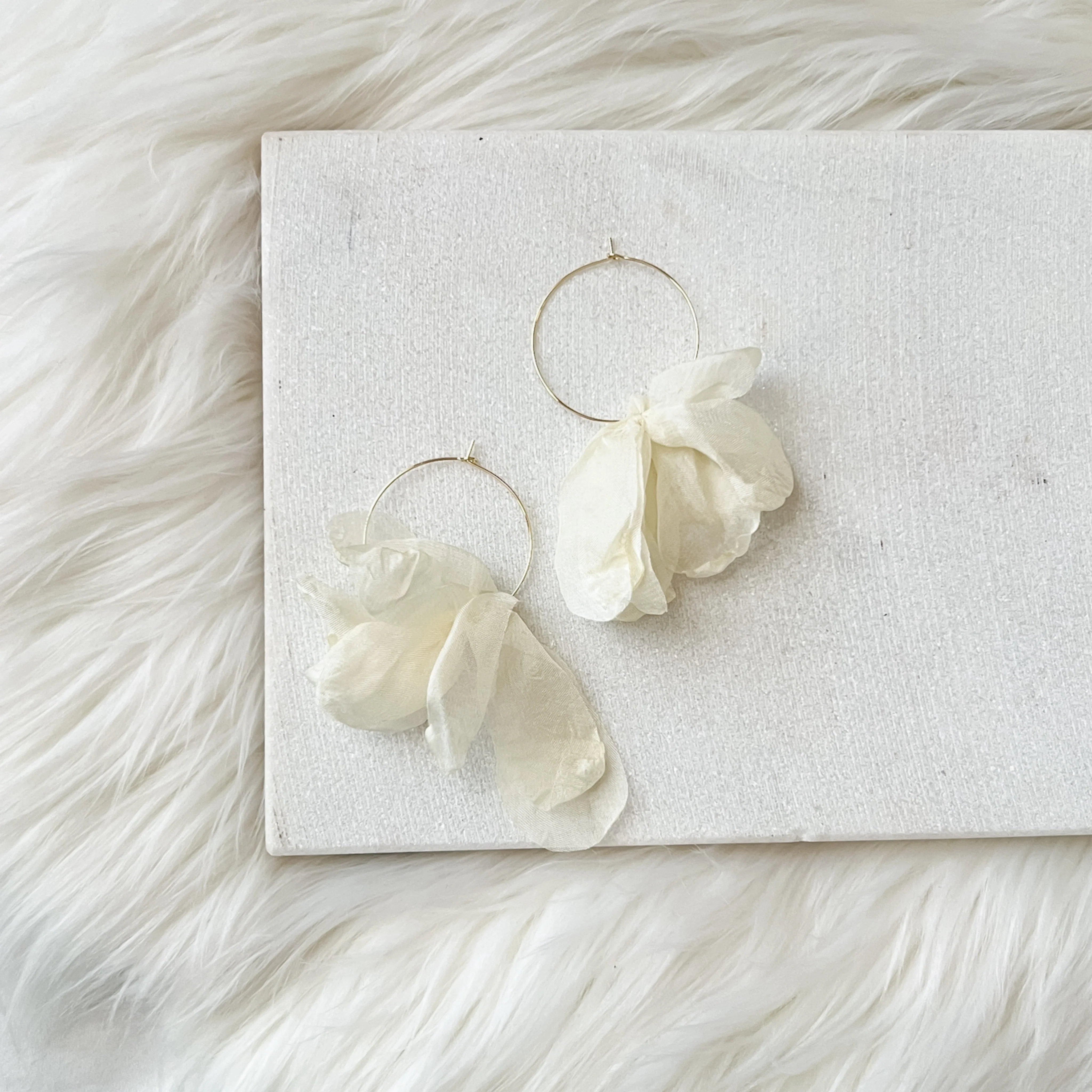 Sweet Romance Chiffon Earrings - 6 Colors! - Image 11